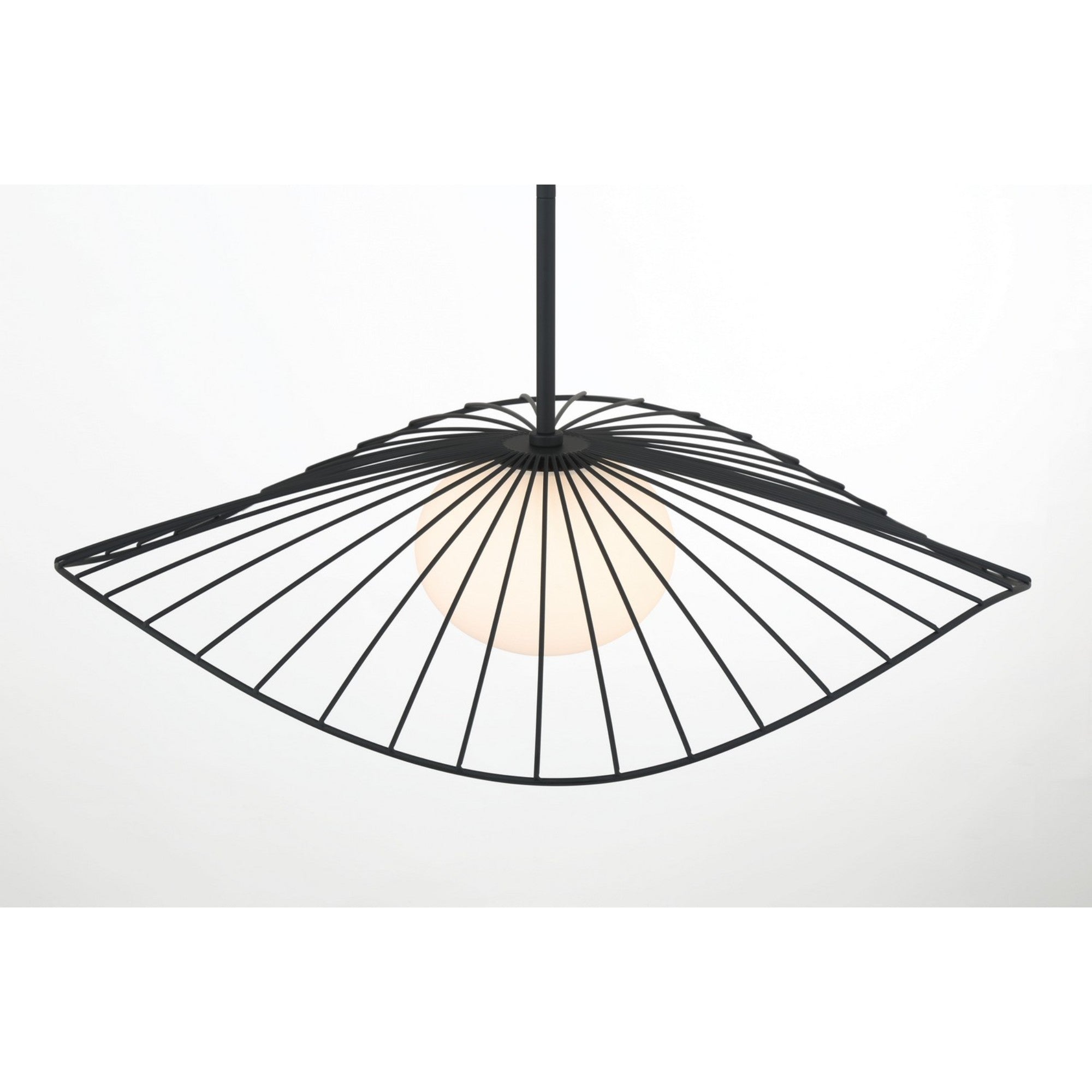 Langley 24" Pendant, Dark Matte Black Finish - Bees Lighting