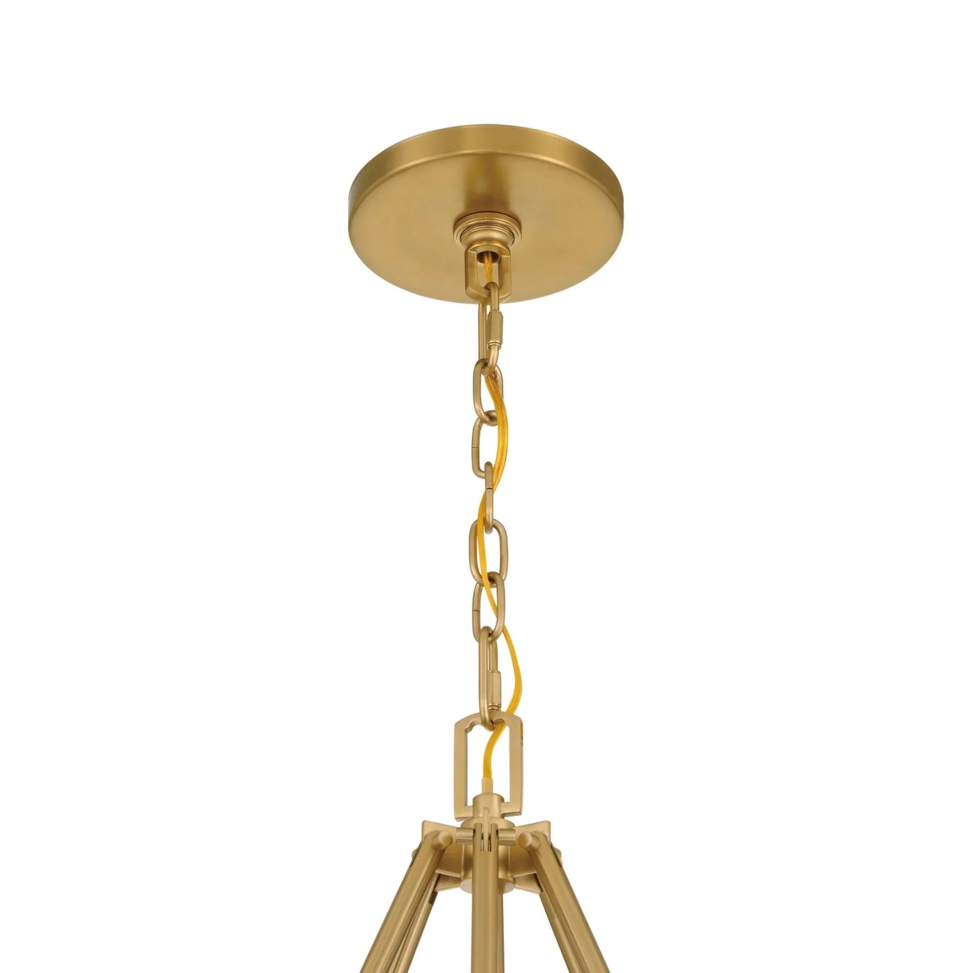 Dutton 44" 18-Light 2-Tier Chandelier, Signature Brass Finish - Bees Lighting