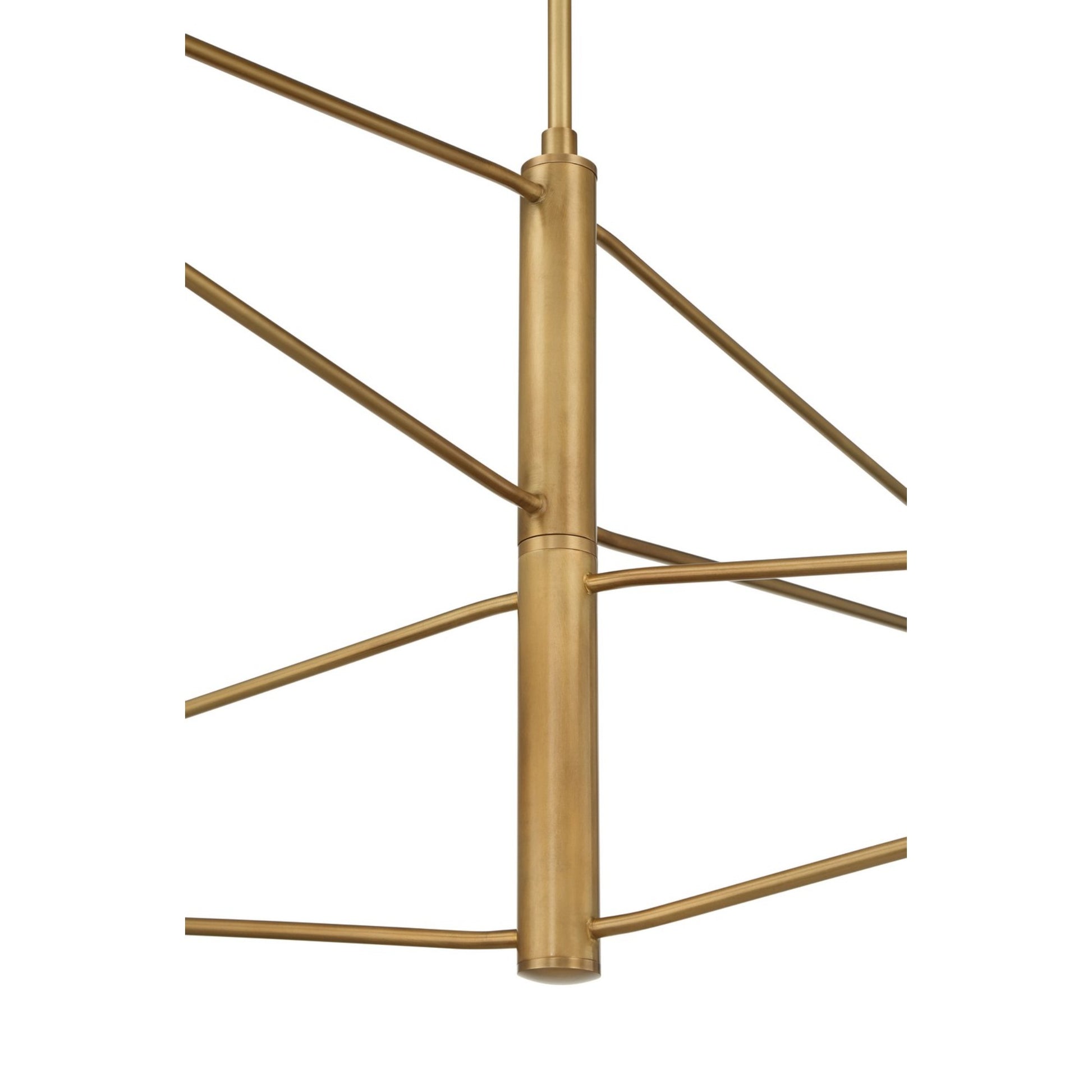 Orion 53" 4-Light Chandelier, Legacy Brass Finish - Bees Lighting