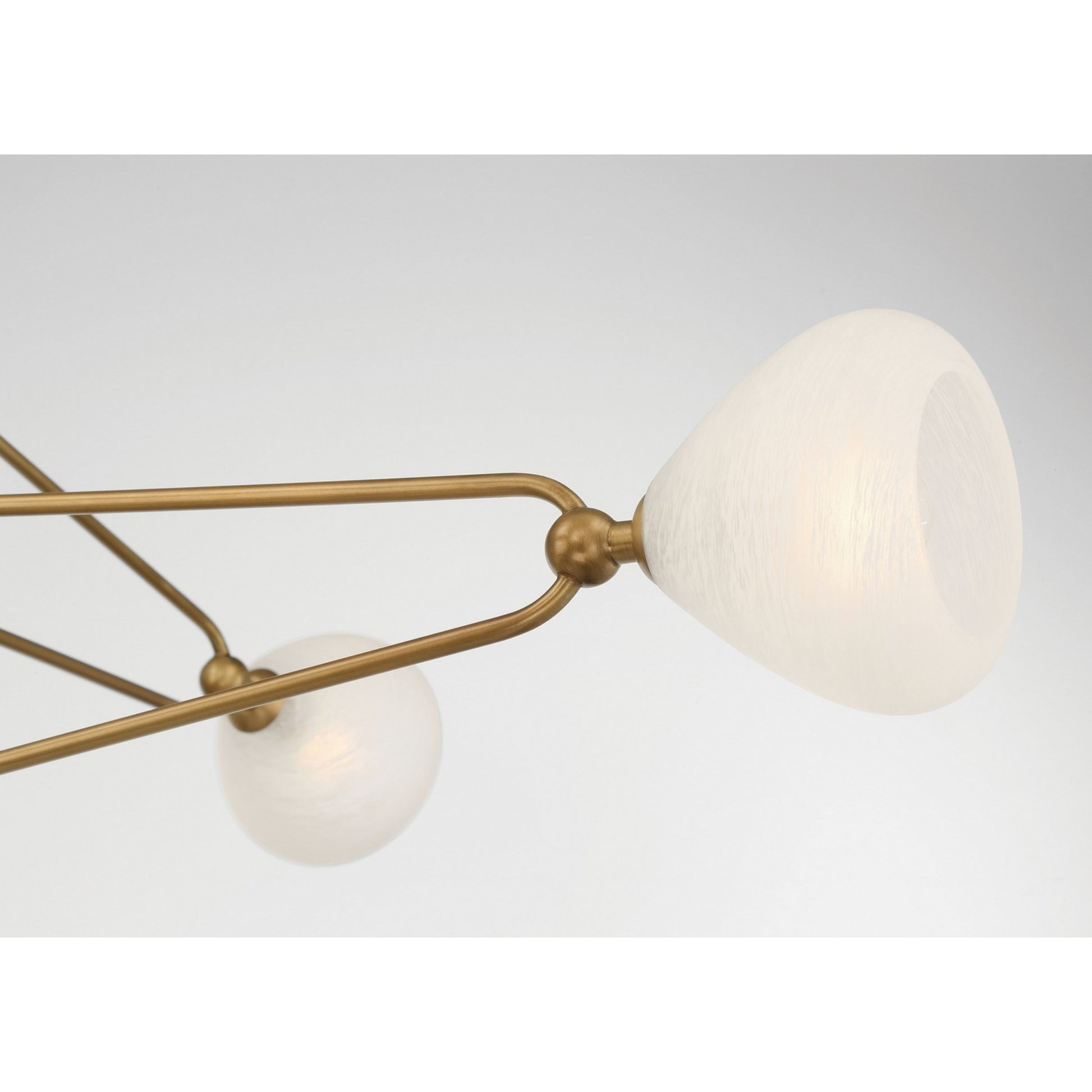 Orion 53" 4-Light Chandelier, Legacy Brass Finish - Bees Lighting