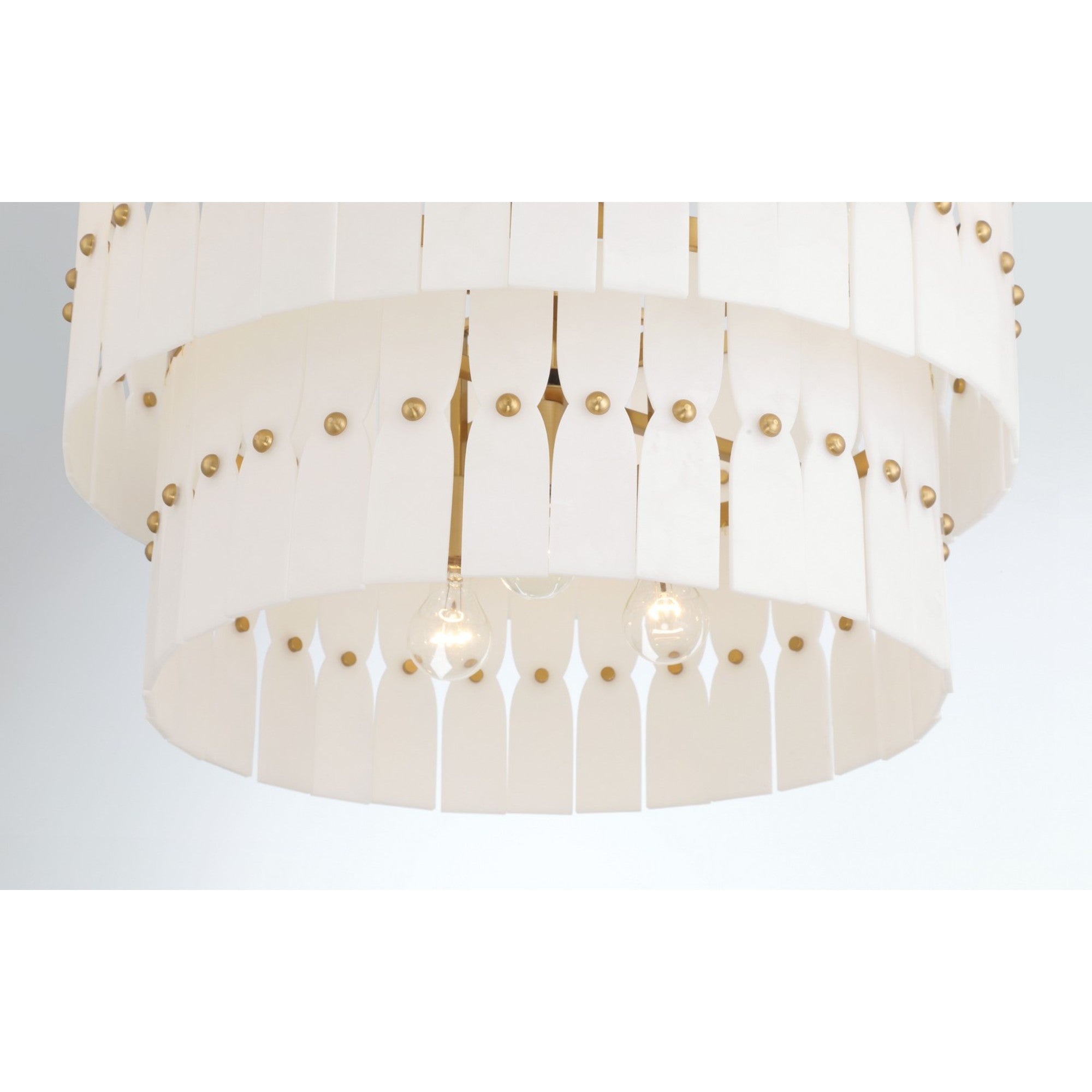 Coronelle 26" 6-Light Pendant, Legacy Brass Finish - Bees Lighting