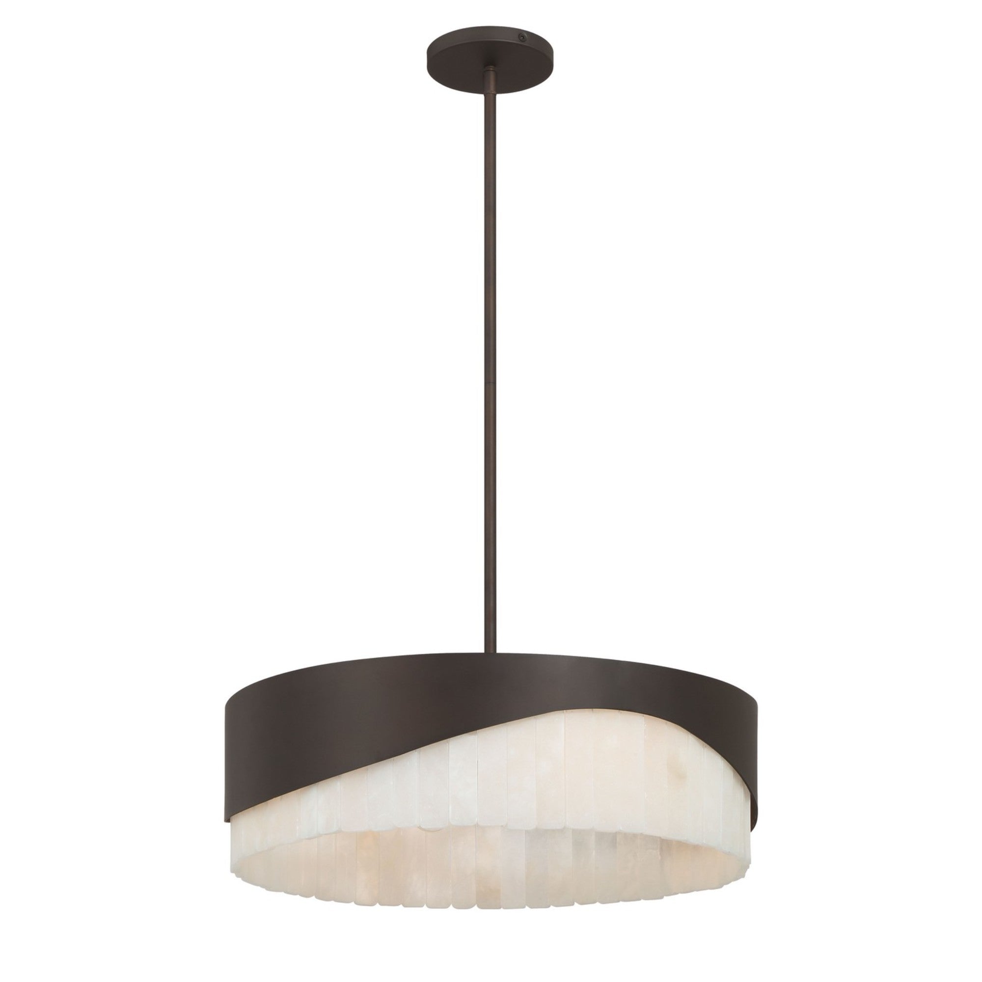 Sway 20" 4-Light Pendant, Dark Bronze Finish - Bees Lighting