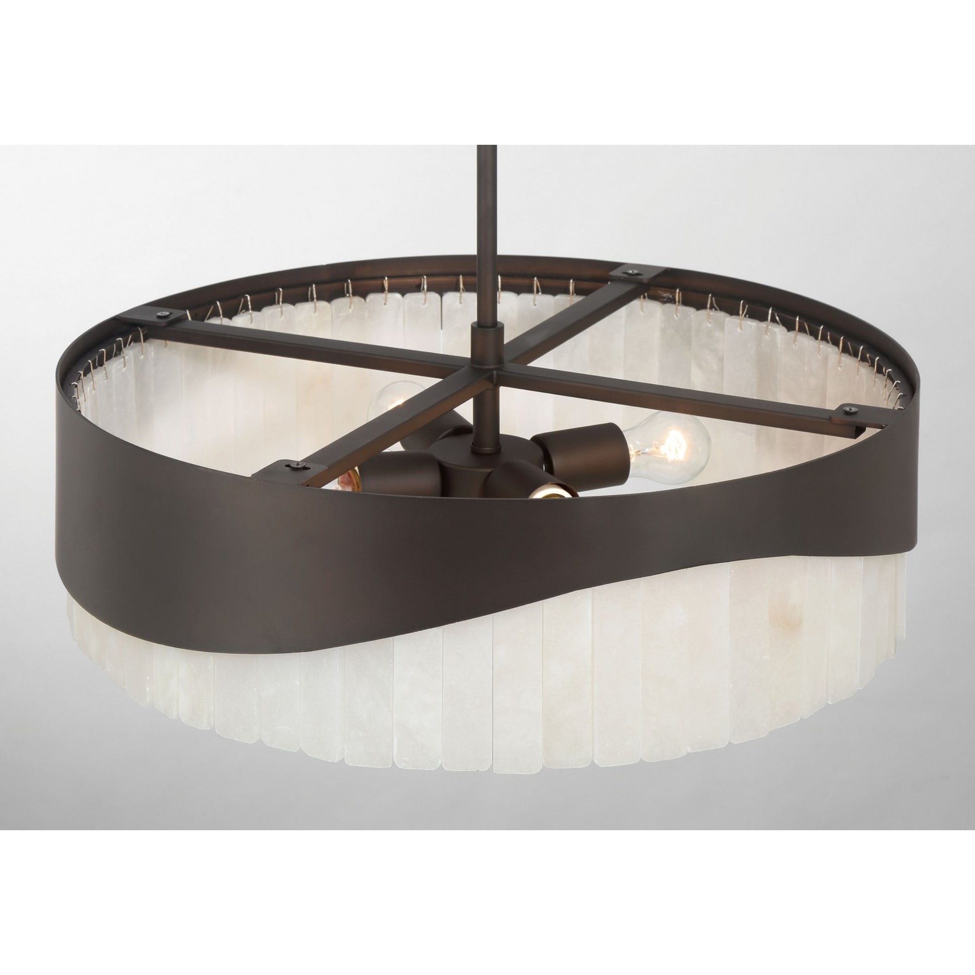 Sway 20" 4-Light Pendant, Dark Bronze Finish - Bees Lighting