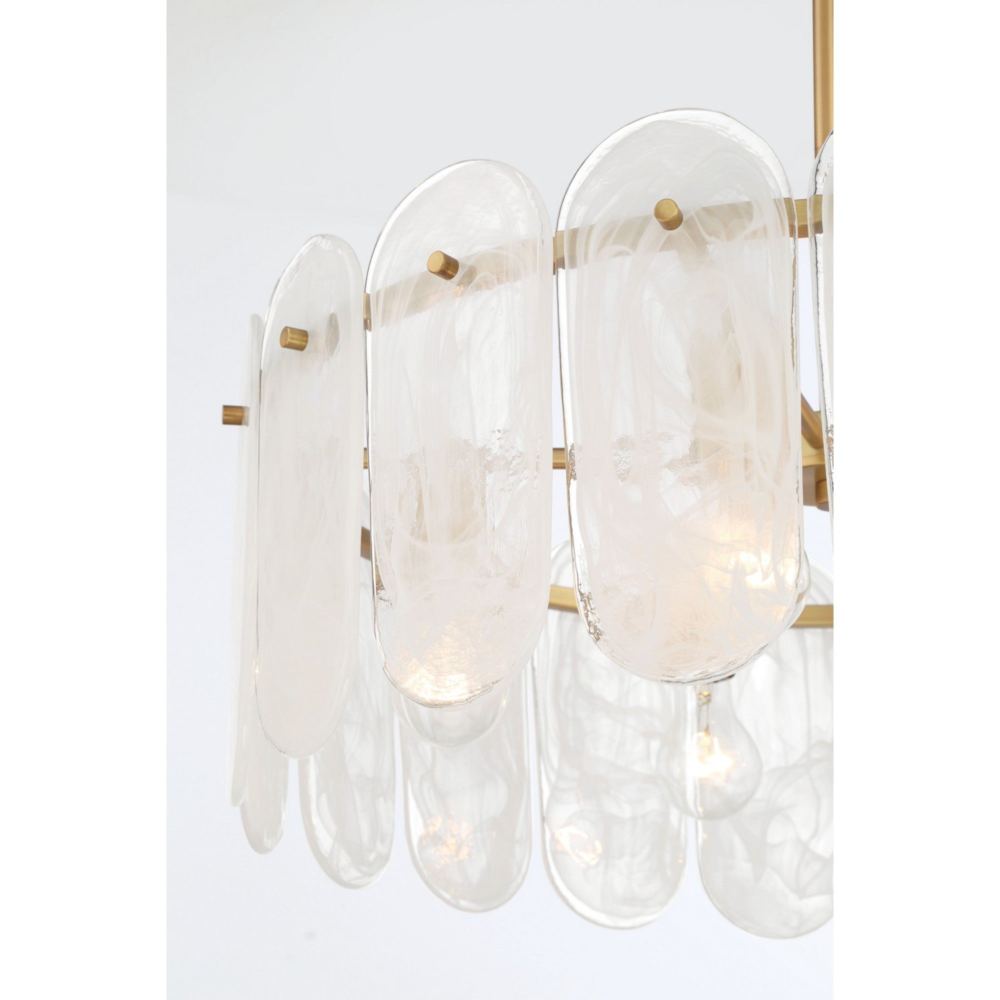 Oldmill 25" 5-Light Pendant, Legacy Brass Finish - Bees Lighting