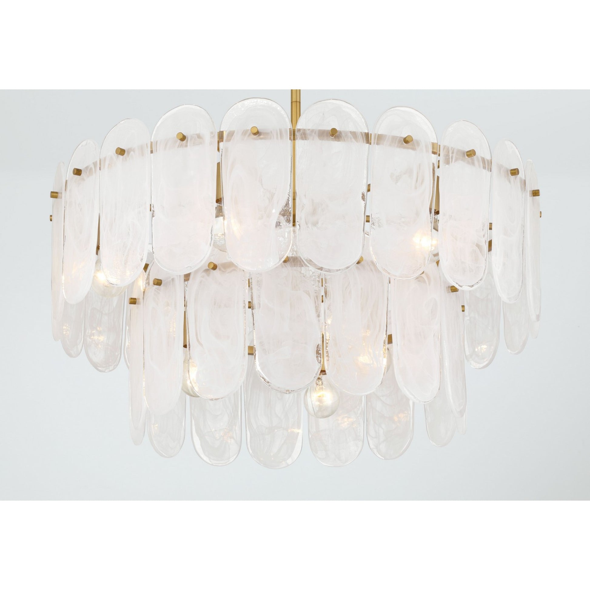 Oldmill 30" 9-Light Pendant, Legacy Brass Finish - Bees Lighting