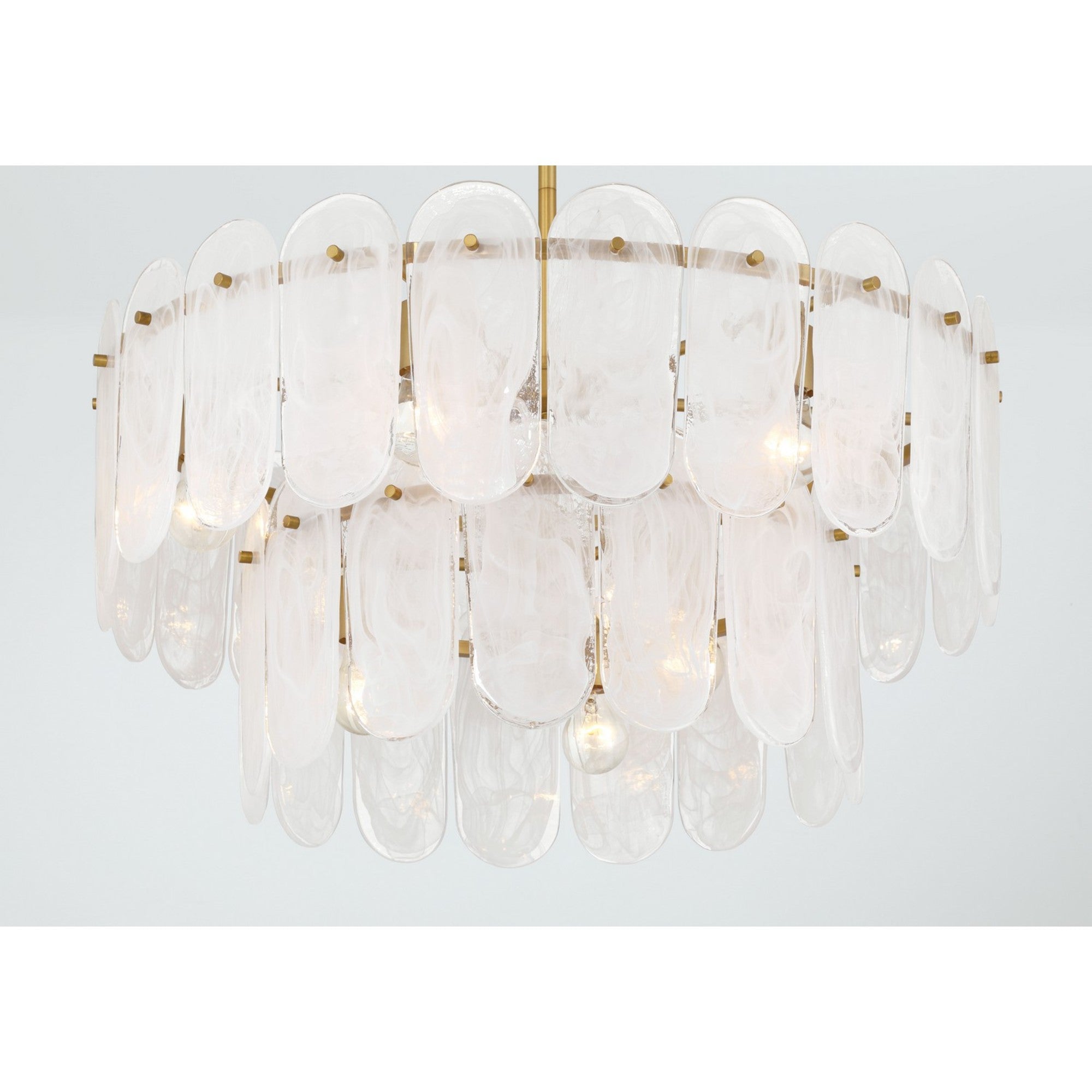 Oldmill 30" 9-Light Pendant, Legacy Brass Finish - Bees Lighting