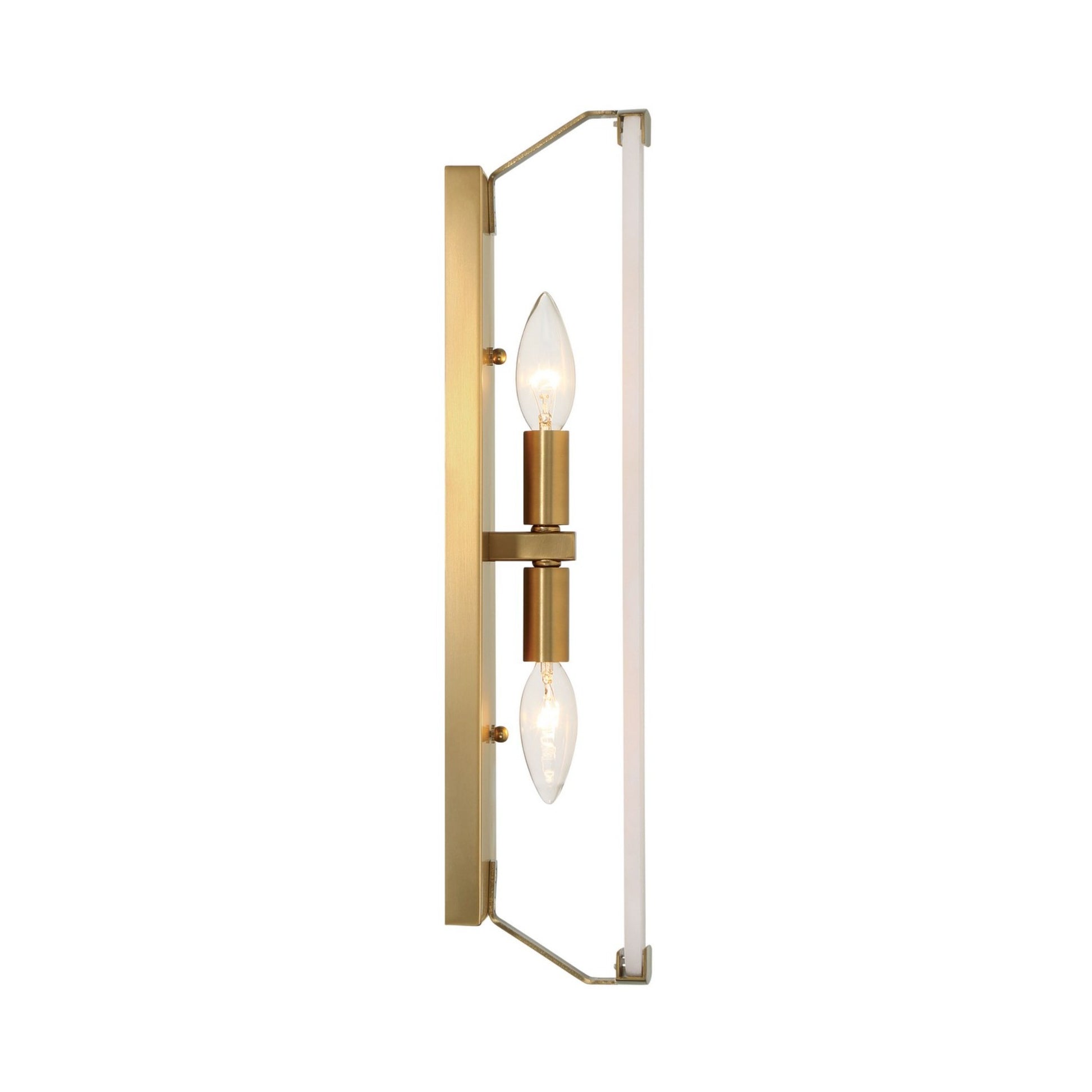 Glowstone 18" 2-Light Wall Sconce, Legacy Brass Finish - Bees Lighting