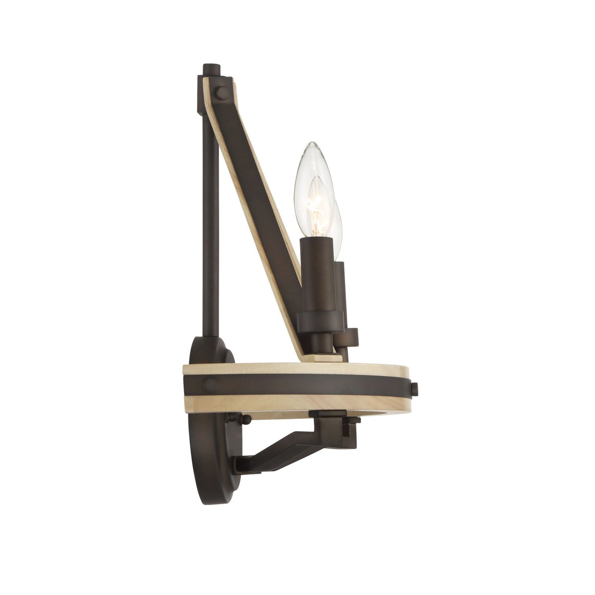 Sonoma 14" 2-Light Wall Sconce, Dark Bronze Finish - Bees Lighting