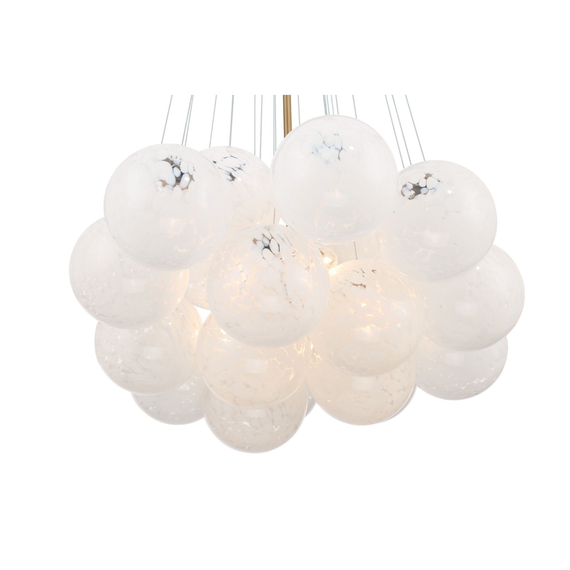 Langford 25" 5-Light Pendant, Legacy Brass Finish - Bees Lighting