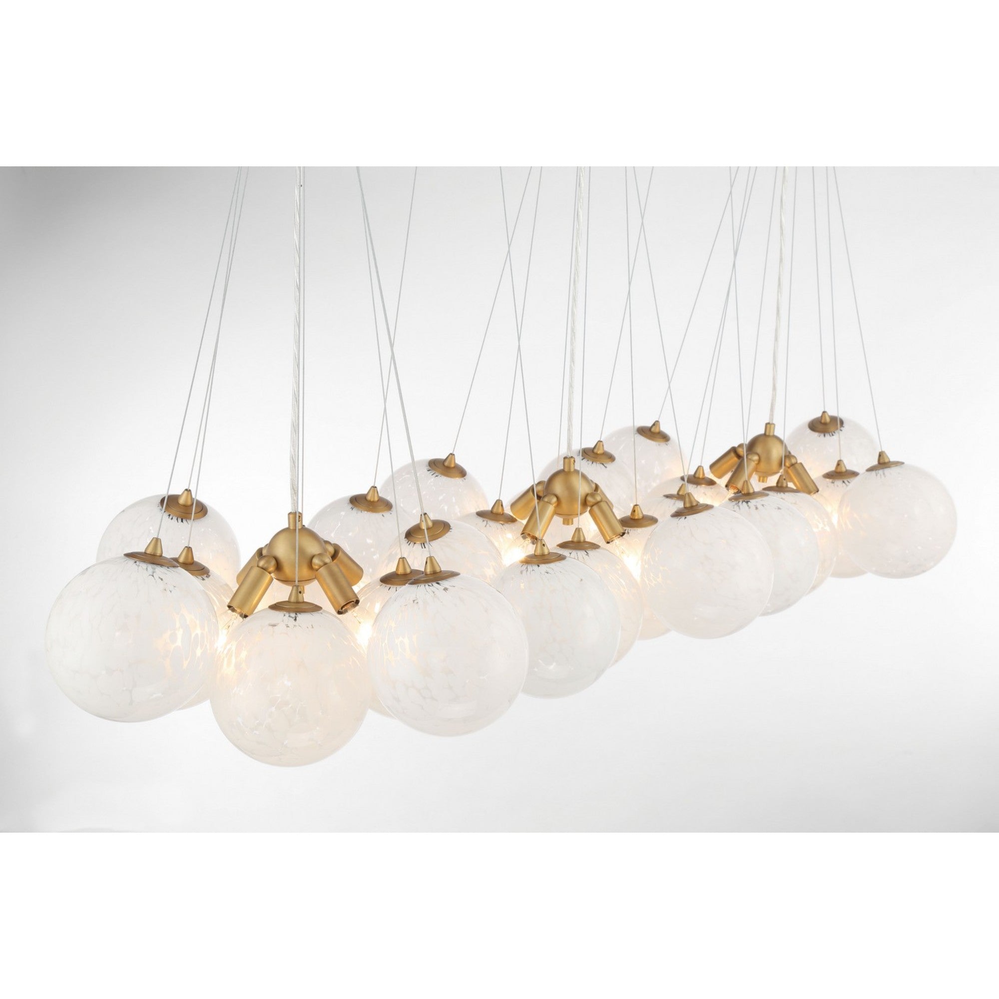 Langford 55" 12-Light Island Light, Legacy Brass Finish - Bees Lighting