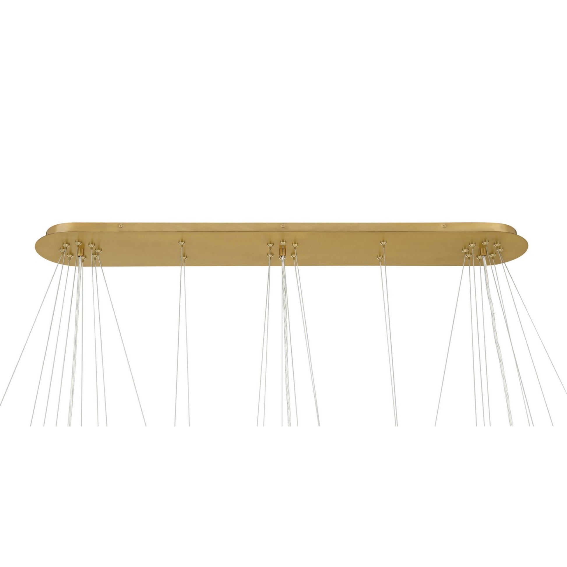Langford 55" 12-Light Island Light, Legacy Brass Finish - Bees Lighting