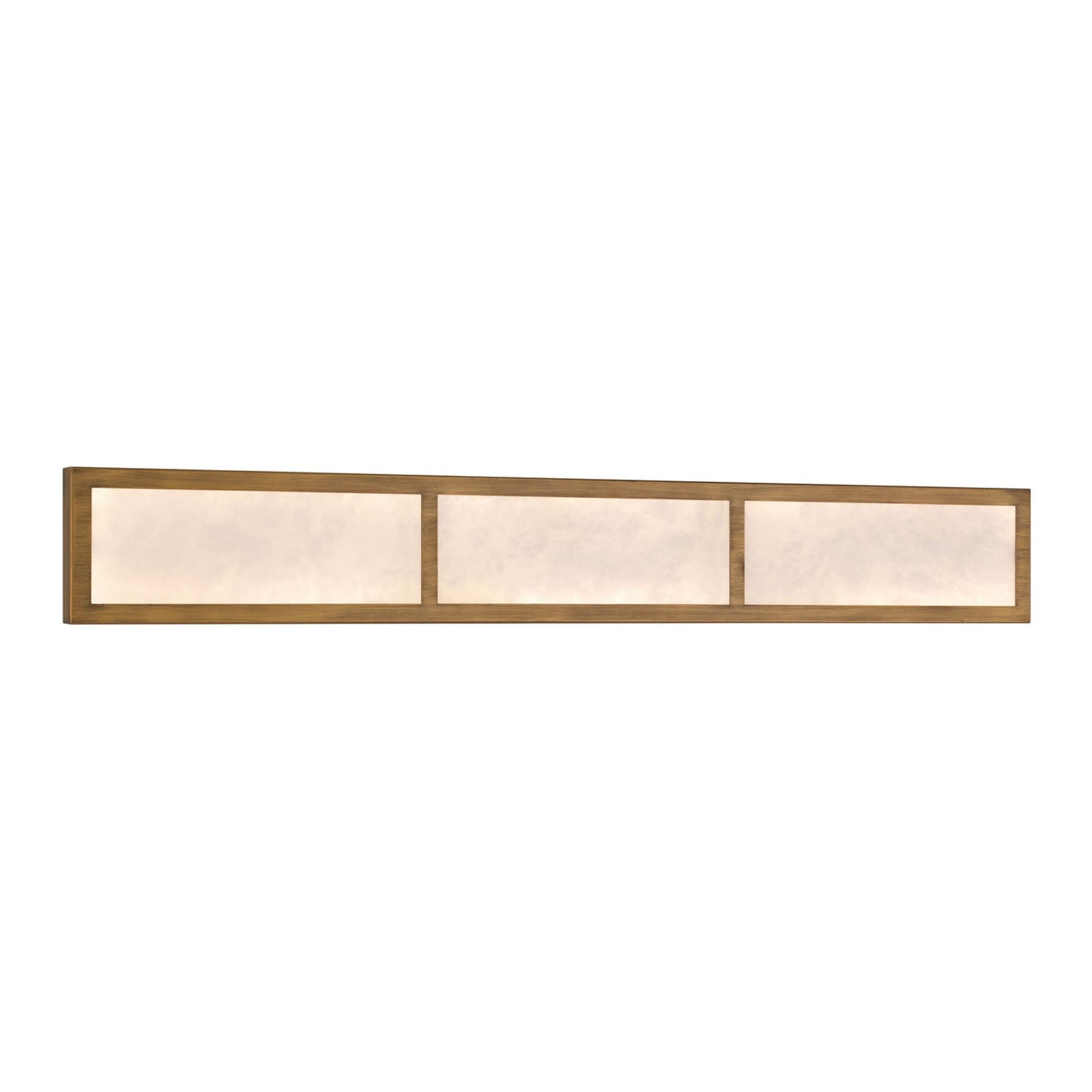 Stiles 36" LED Bathroom Vanity Light, Ashen Gold Finish - Bees Lighting