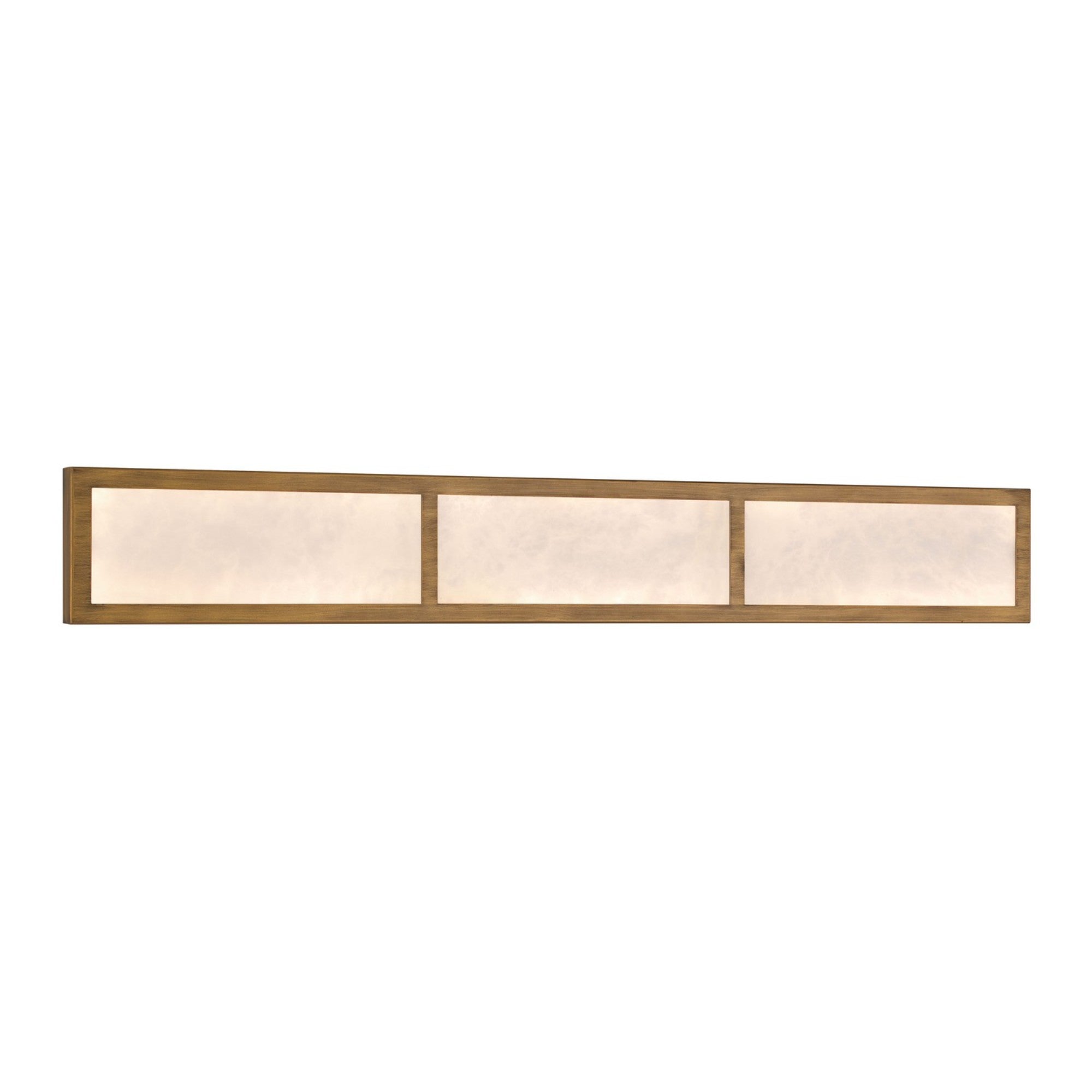 Stiles 36" LED Bathroom Vanity Light, Ashen Gold Finish - Bees Lighting