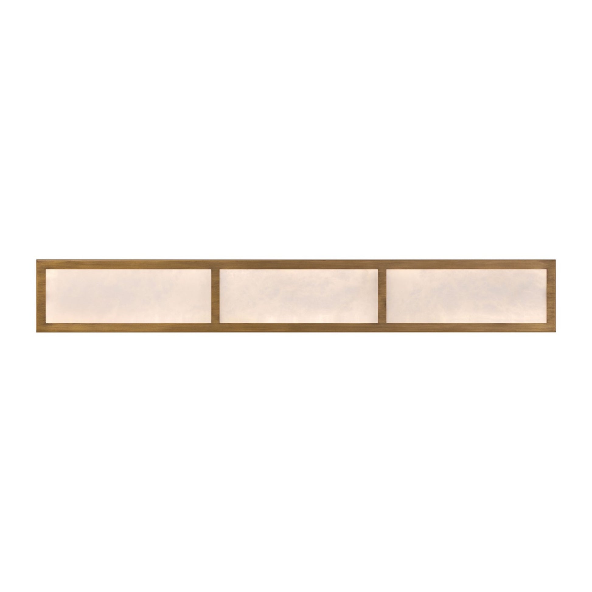 Stiles 36" LED Bathroom Vanity Light, Ashen Gold Finish - Bees Lighting
