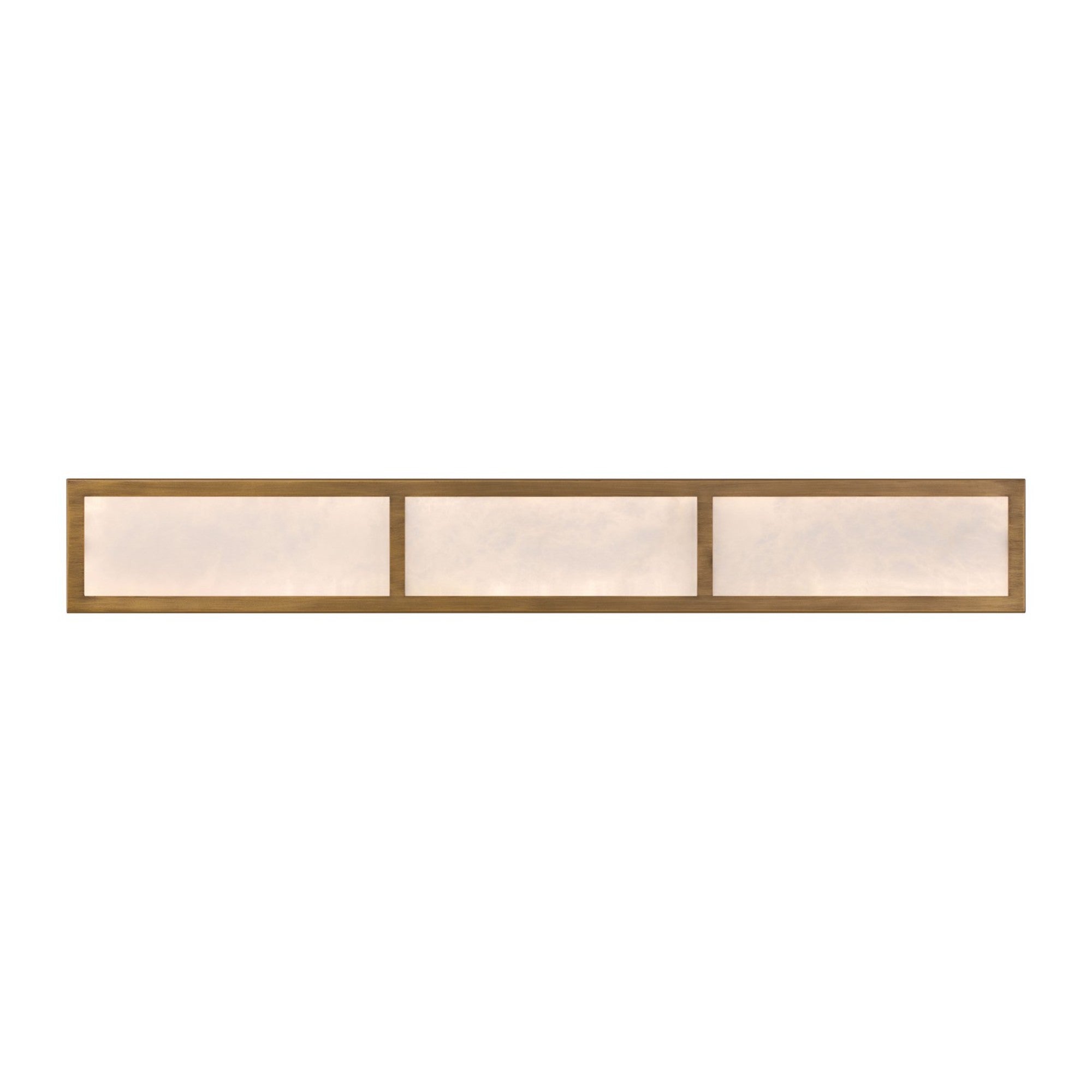Stiles 36" LED Bathroom Vanity Light, Ashen Gold Finish - Bees Lighting
