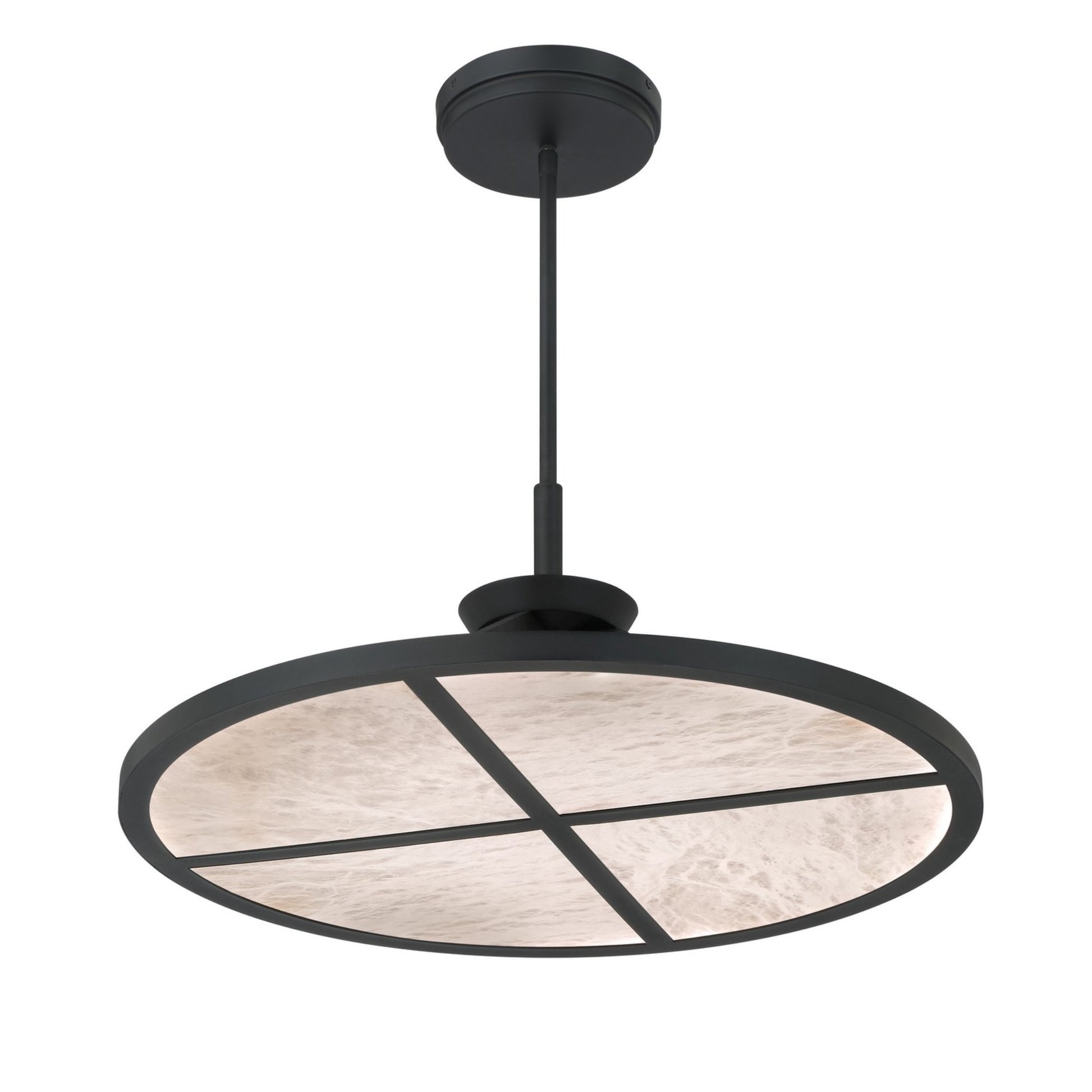 Stiles 28" LED Pendant, Sand Coal Finish - Bees Lighting