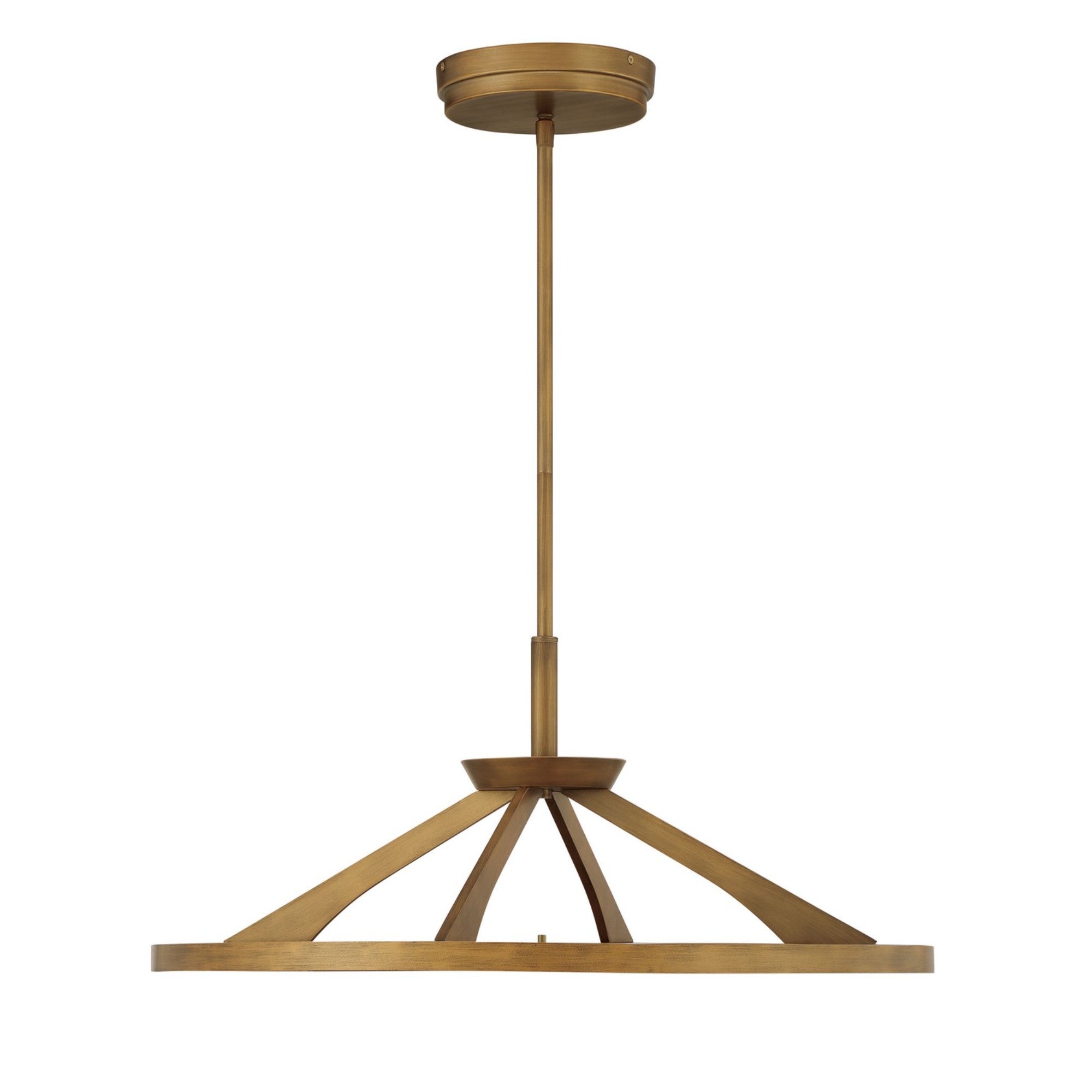 Stiles 28" LED Pendant, Ashen Gold Finish - Bees Lighting