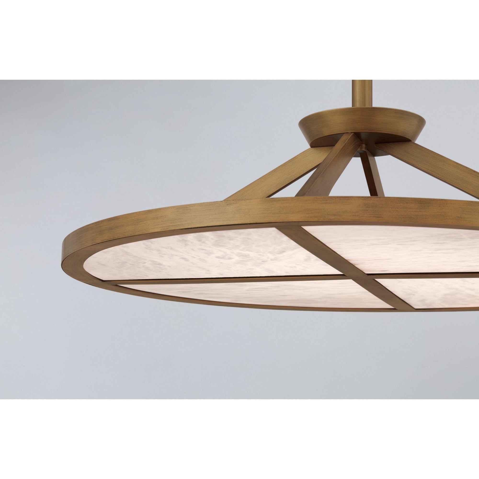 Stiles 28" LED Pendant, Ashen Gold Finish - Bees Lighting