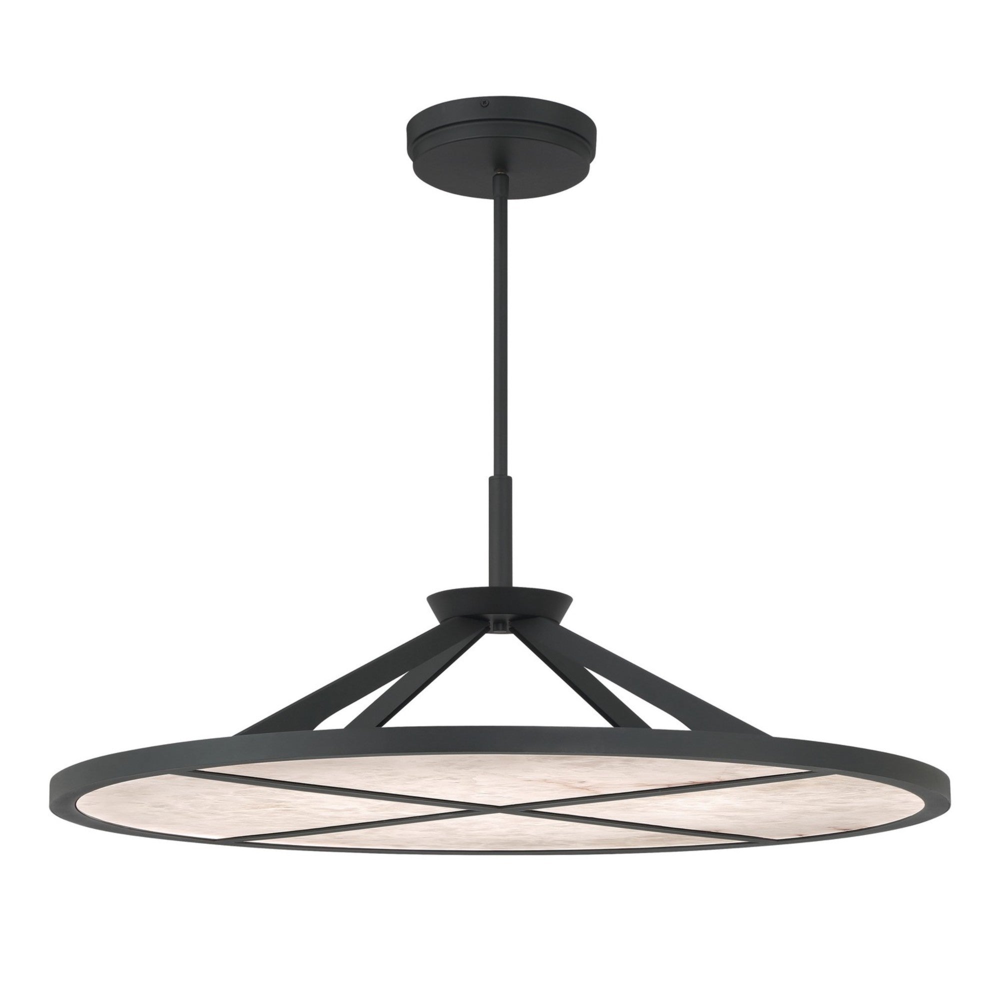 Stiles 36" LED Pendant, Sand Coal Finish - Bees Lighting