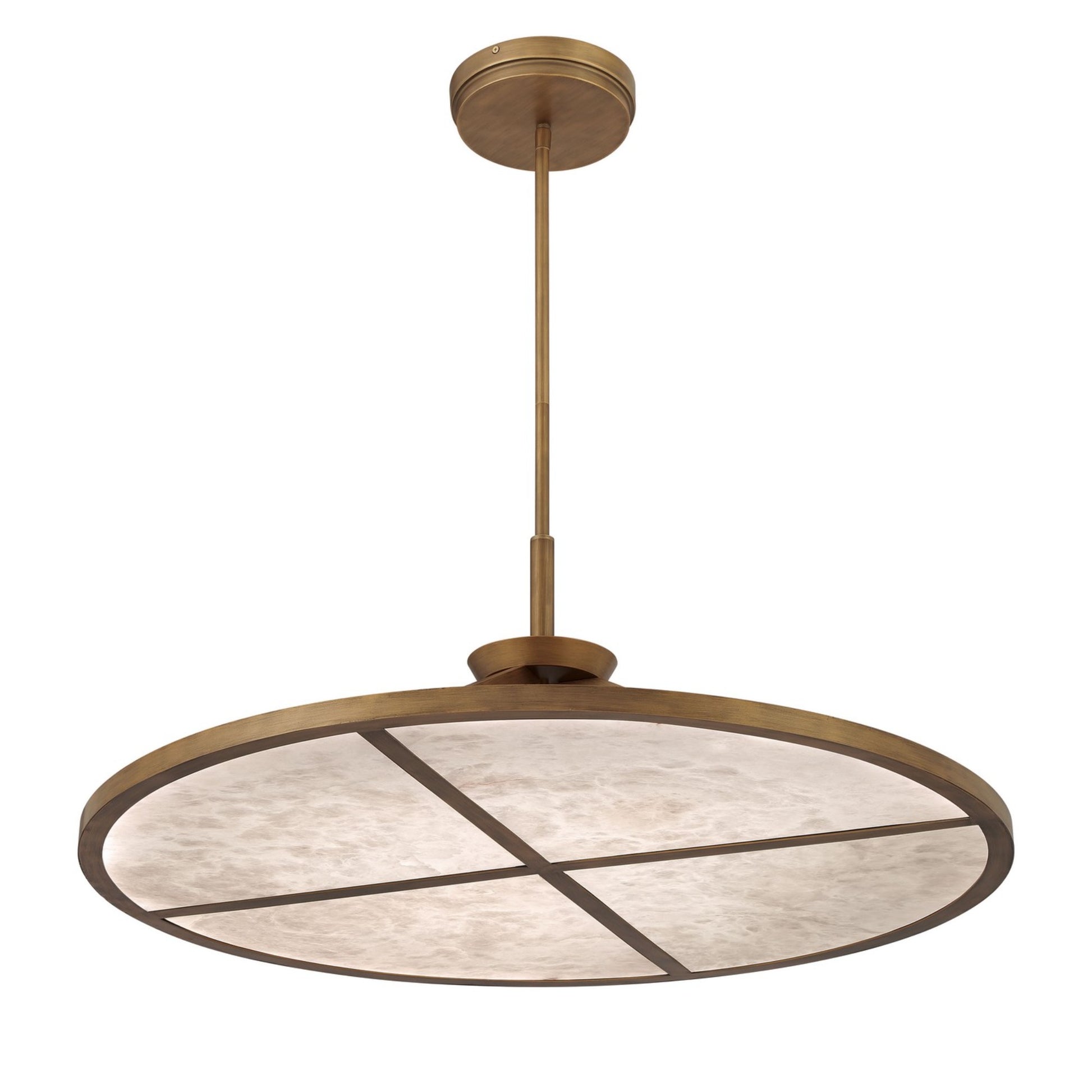 Stiles 36" LED Pendant, Ashen Gold Finish - Bees Lighting