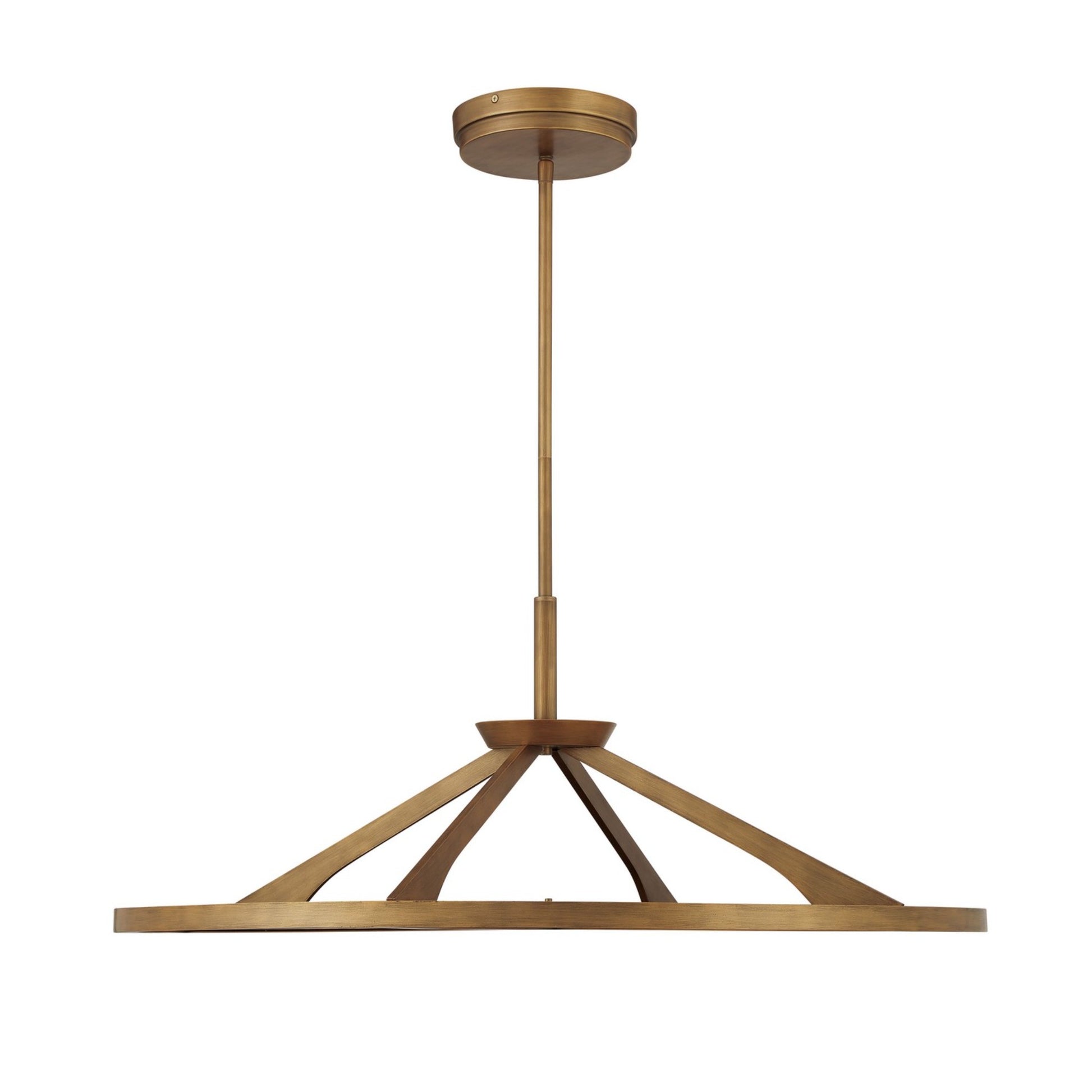 Stiles 36" LED Pendant, Ashen Gold Finish - Bees Lighting