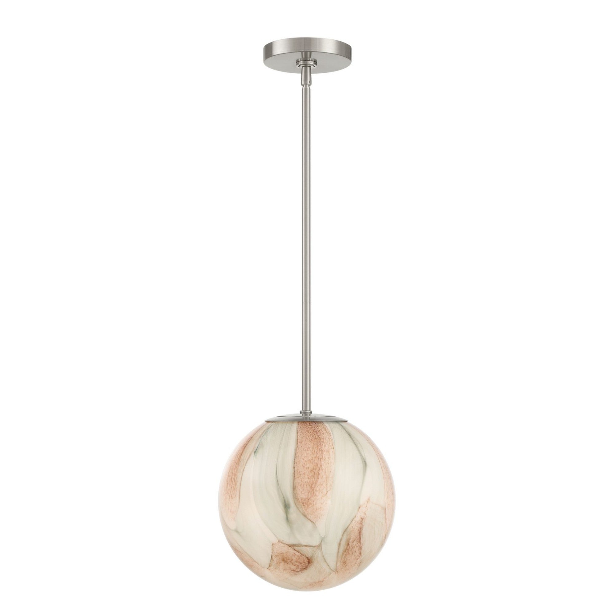Desert 11" Pendant, Brushed Nickel Finish - Bees Lighting