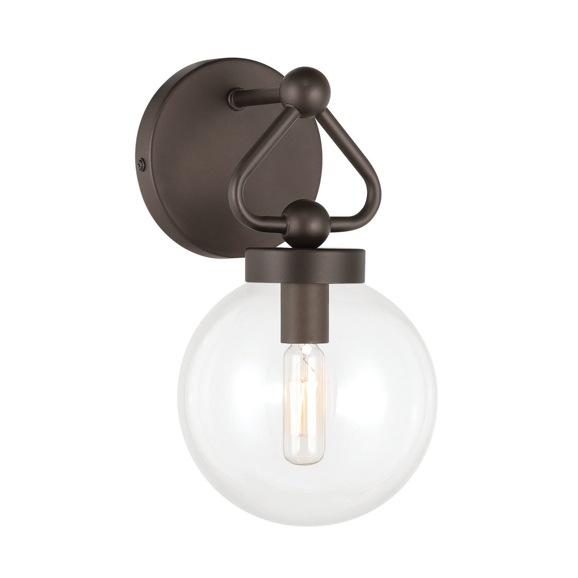 Stella 11" Bathroom Vanity Light, Dark Bronze Finish - Bees Lighting