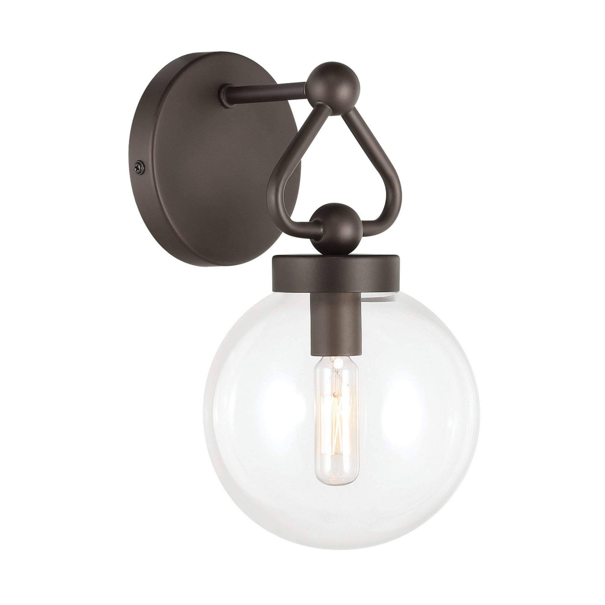 Stella 11" Bathroom Vanity Light, Dark Bronze Finish - Bees Lighting