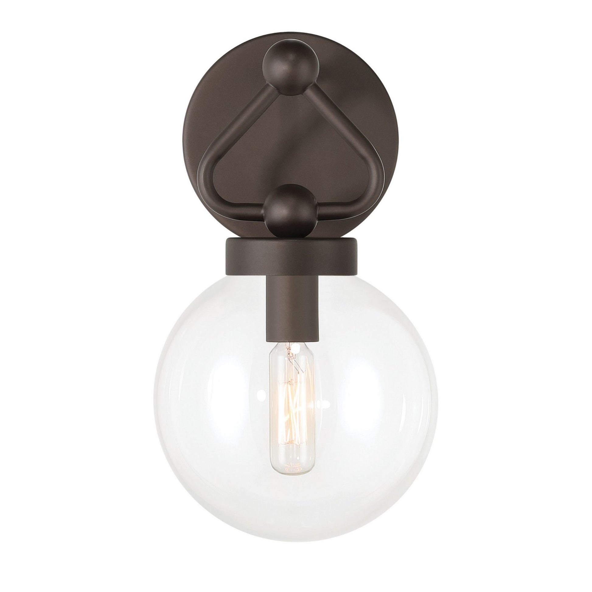 Stella 11" Bathroom Vanity Light, Dark Bronze Finish - Bees Lighting