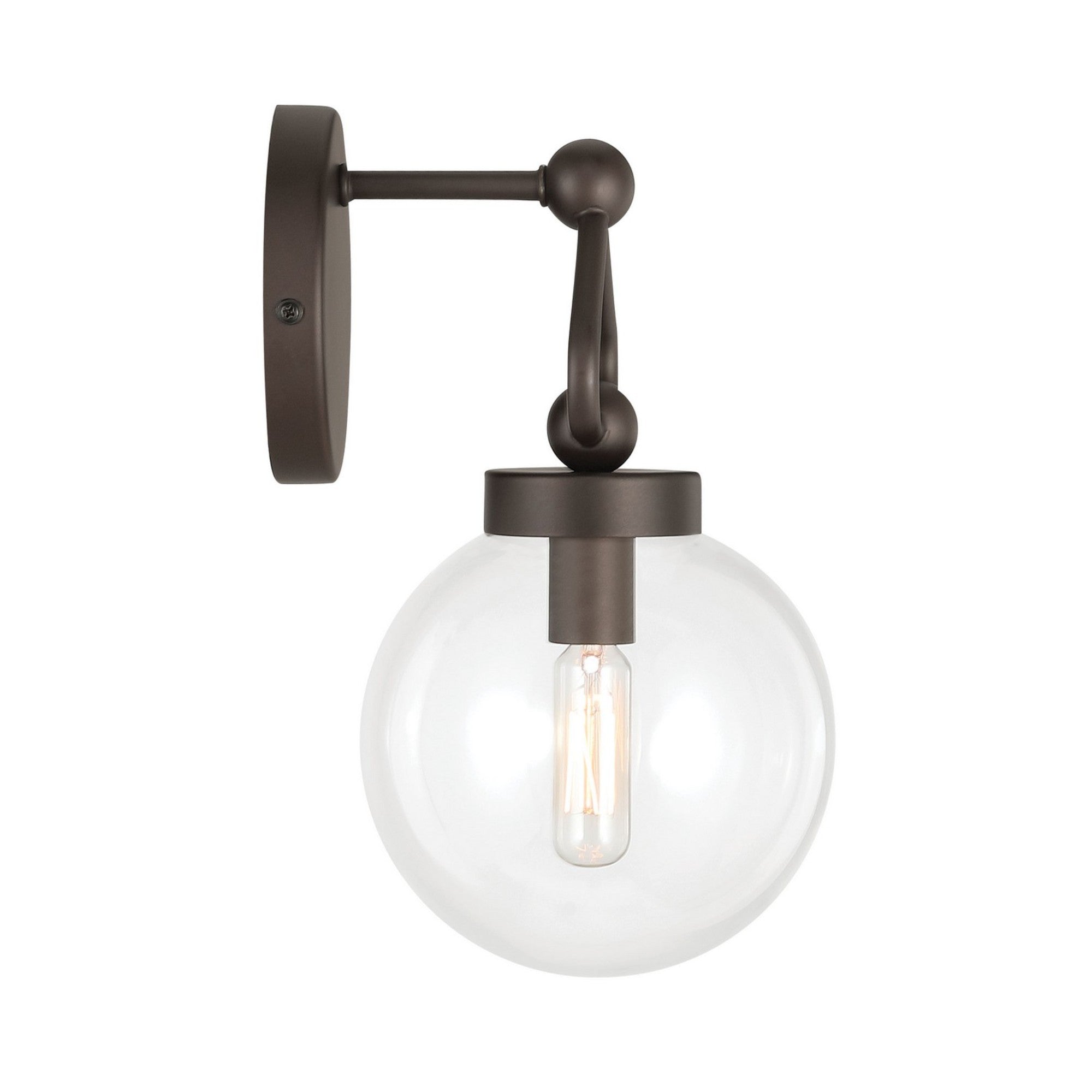 Stella 11" Bathroom Vanity Light, Dark Bronze Finish - Bees Lighting