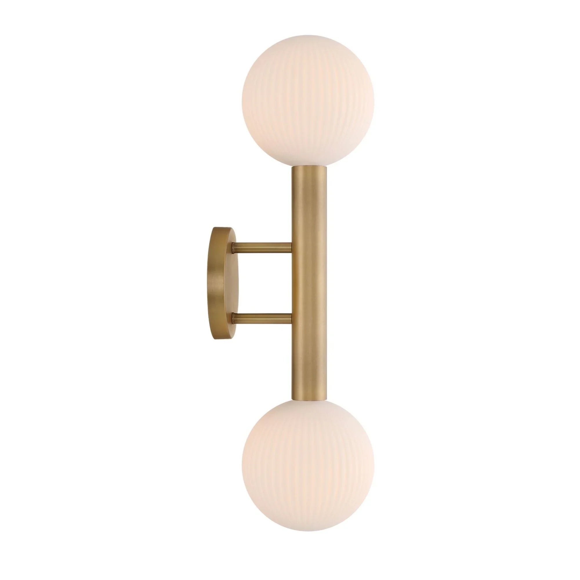 Fenton 22" 2-Light Wall Sconce, Legacy Brass Finish - Bees Lighting