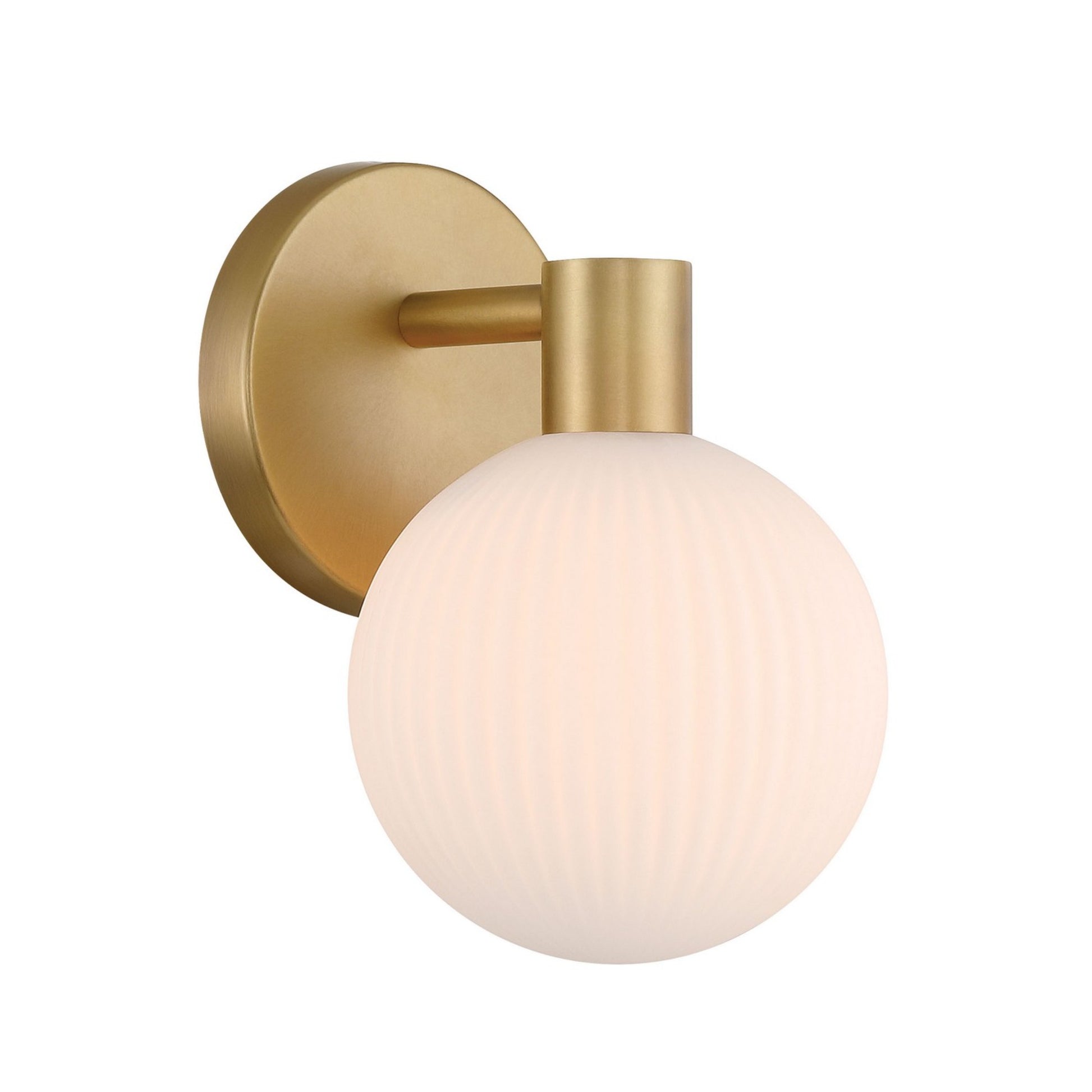 Fenton 9" Bathroom Vanity Light, Legacy Brass Finish - Bees Lighting