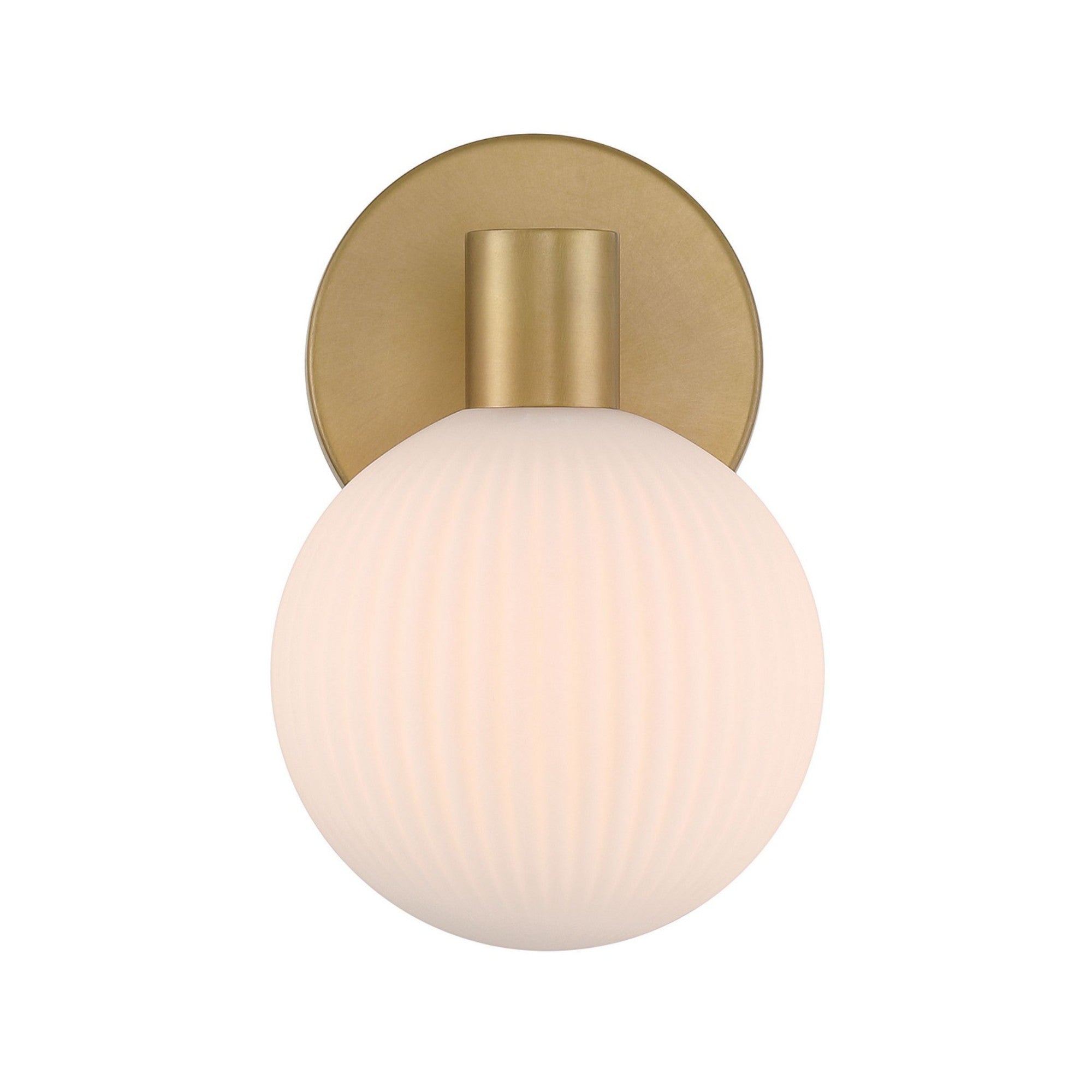 Fenton 9" Bathroom Vanity Light, Legacy Brass Finish - Bees Lighting