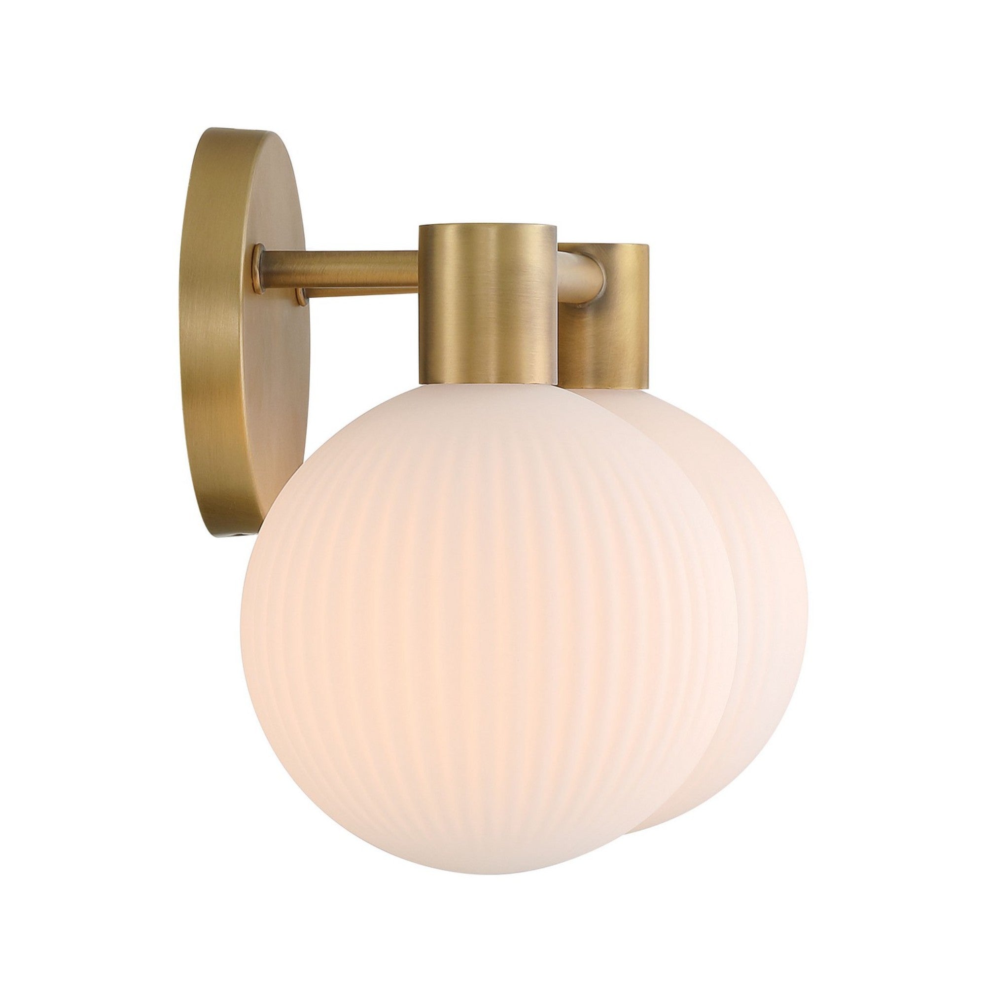 Fenton 15" 2-Light Bath Vanity, Legacy Brass Finish - Bees Lighting