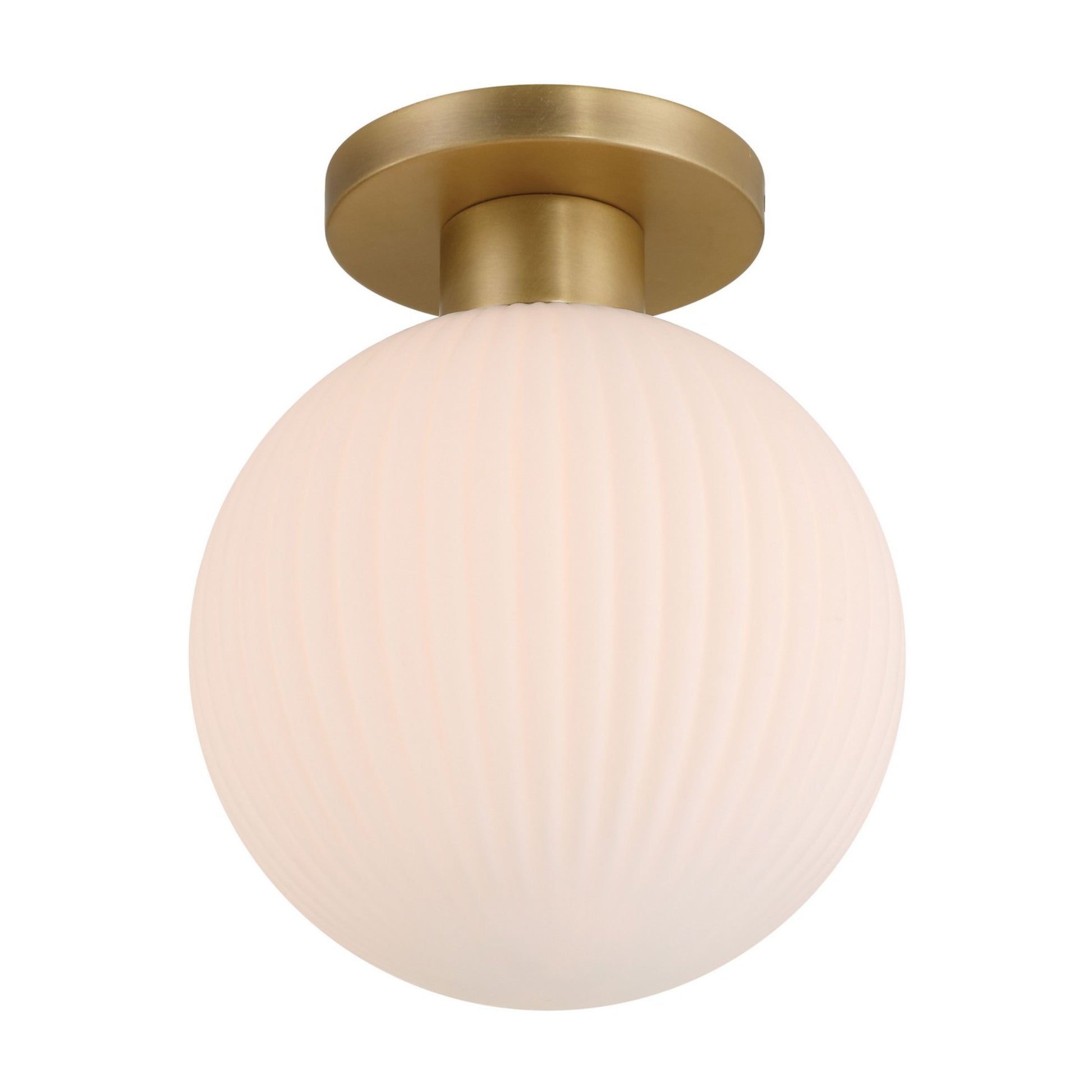 Fenton 12" Flush Mount, Legacy Brass Finish - Bees Lighting