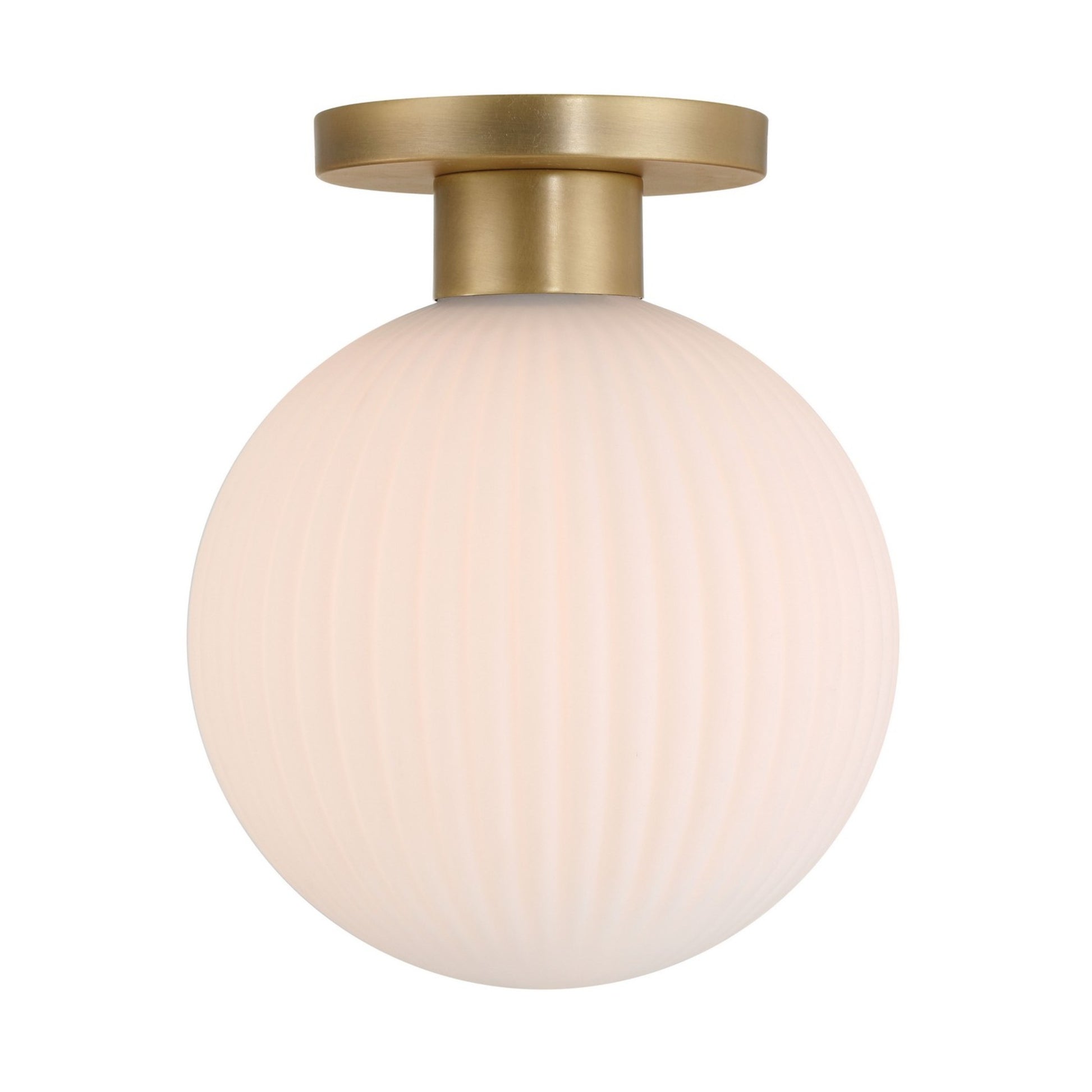 Fenton 12" Flush Mount, Legacy Brass Finish - Bees Lighting