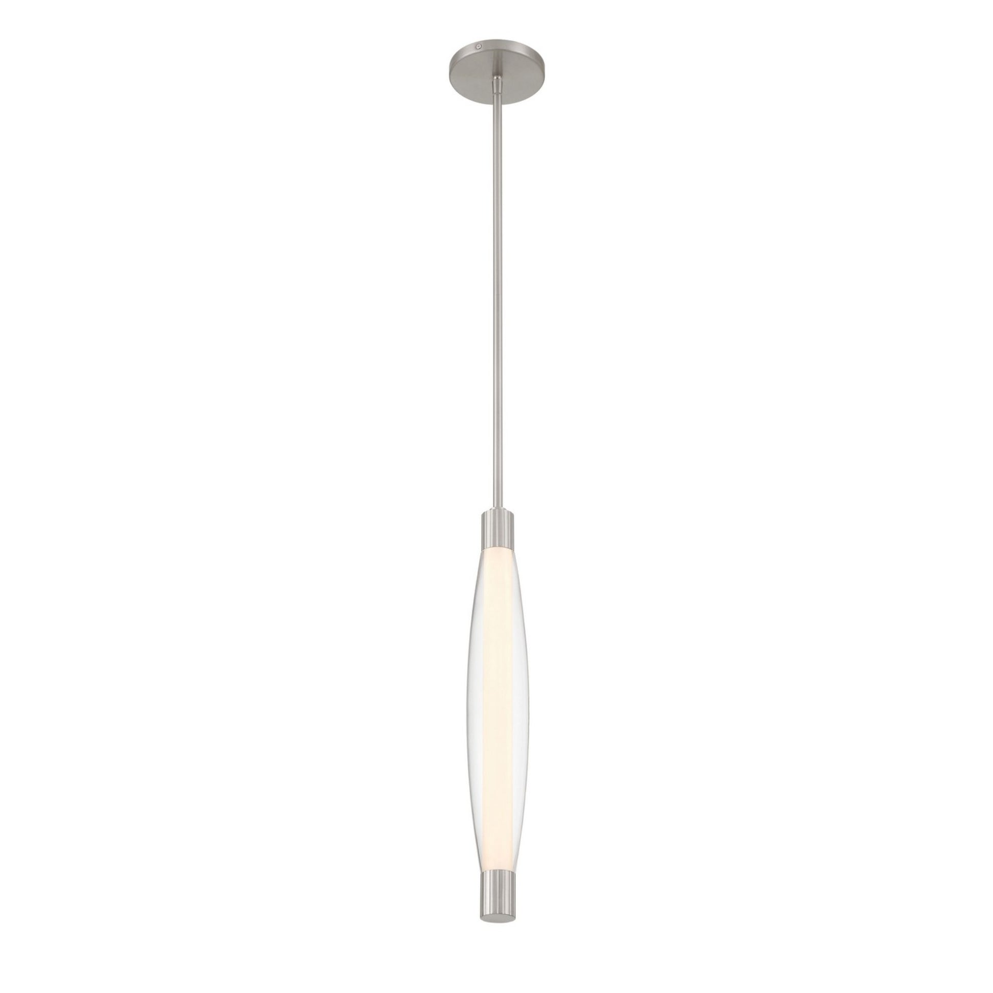 Verto 3" LED Pendant, Brushed Nickel Finish - Bees Lighting