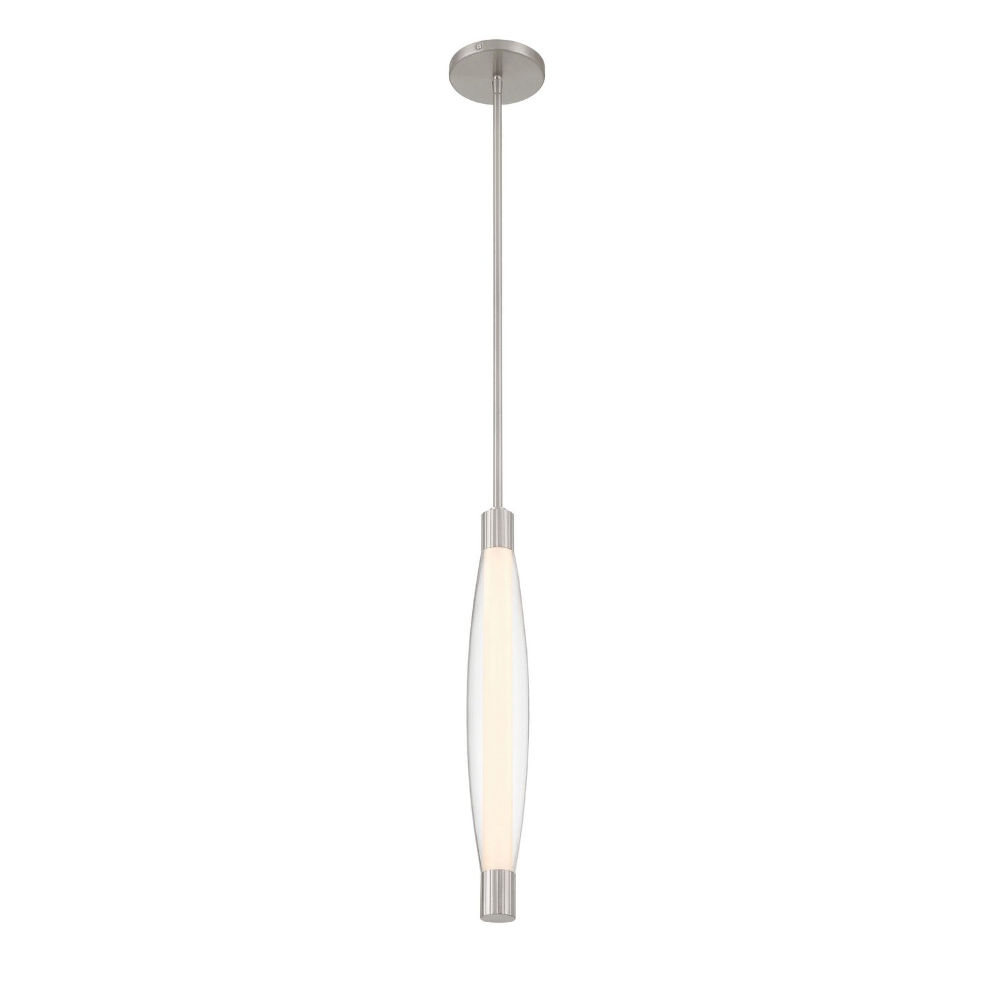 Verto 3" LED Pendant, Brushed Nickel Finish - Bees Lighting