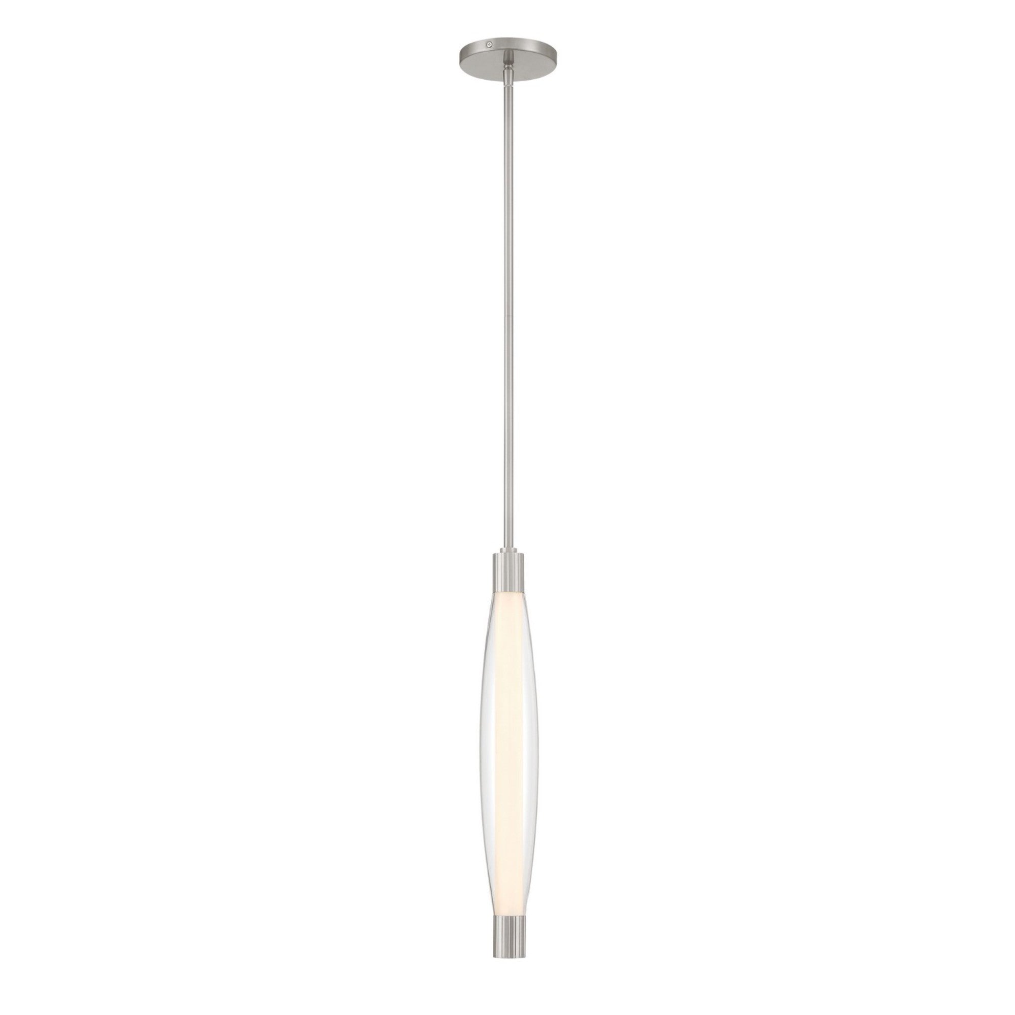 Verto 3" LED Pendant, Brushed Nickel Finish - Bees Lighting