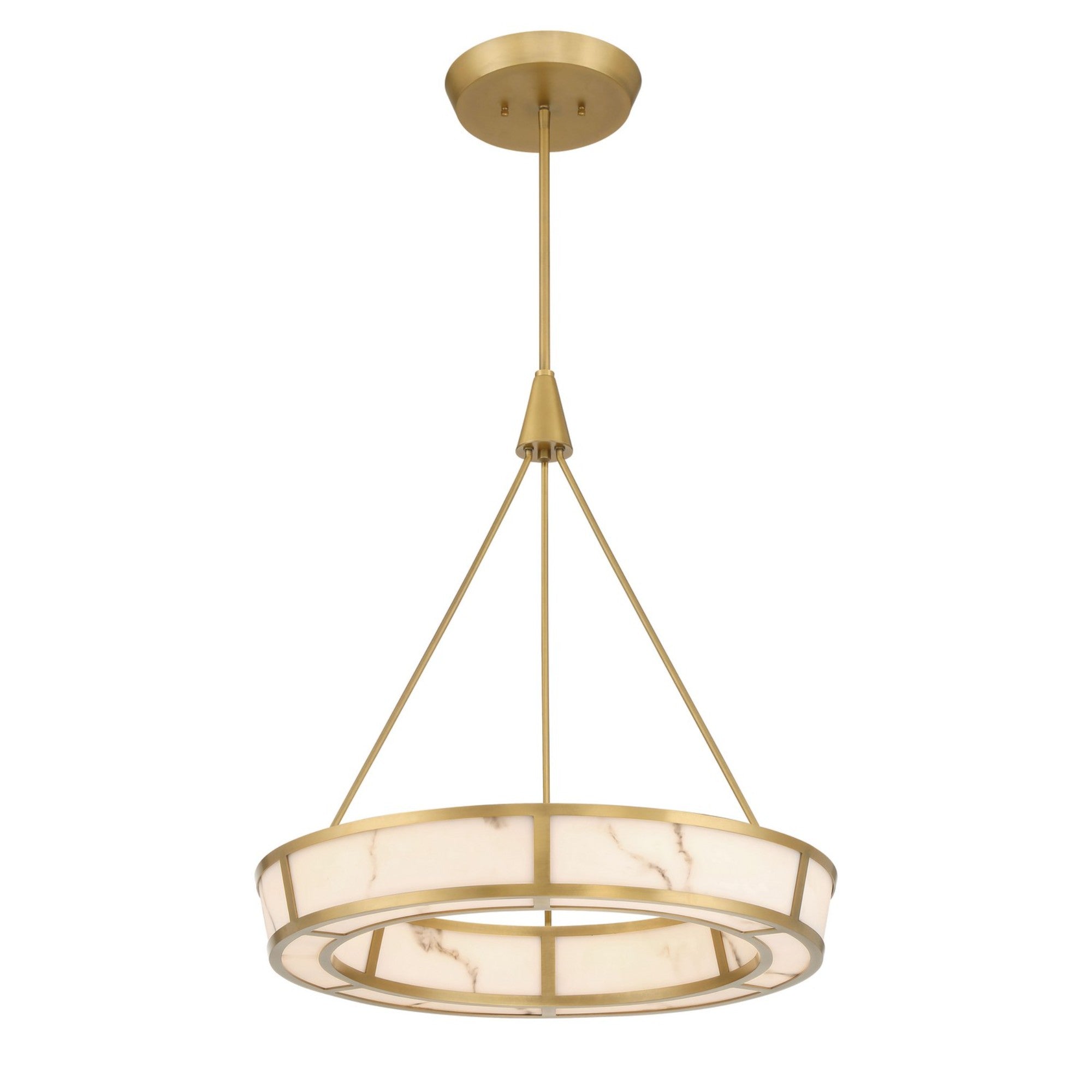 Velaris 24" LED Pendant, Legacy Brass Finish - Bees Lighting