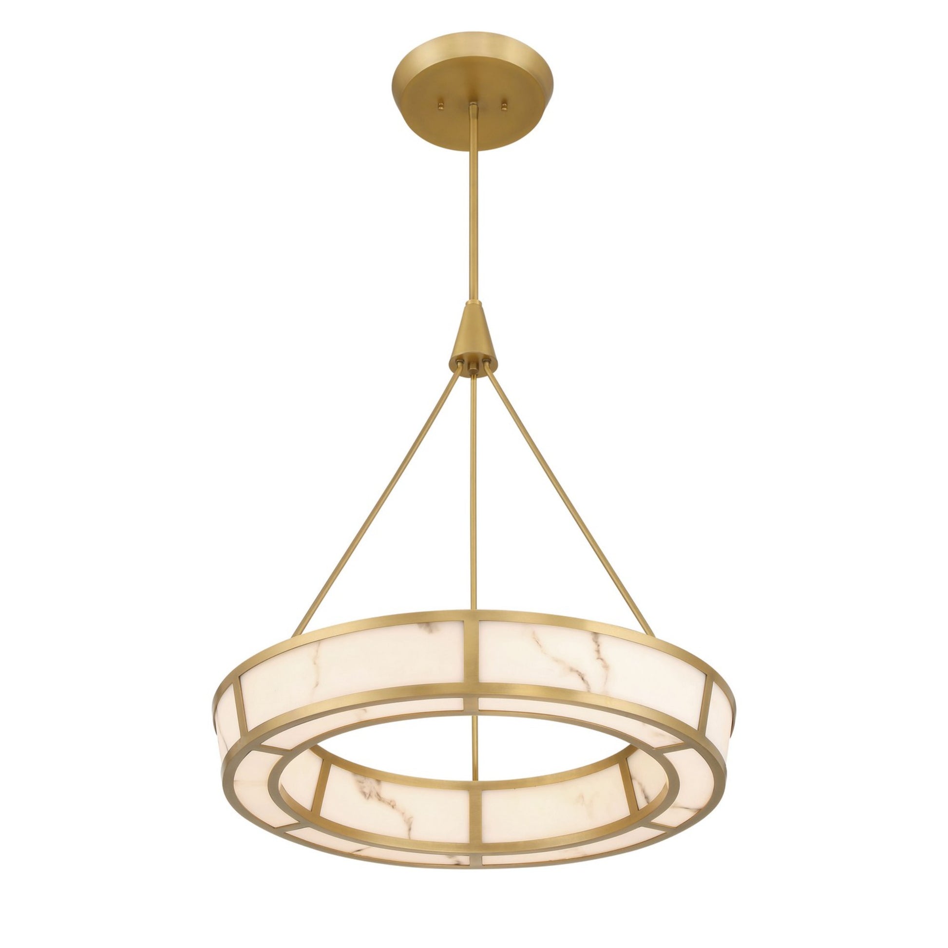 Velaris 24" LED Pendant, Legacy Brass Finish - Bees Lighting