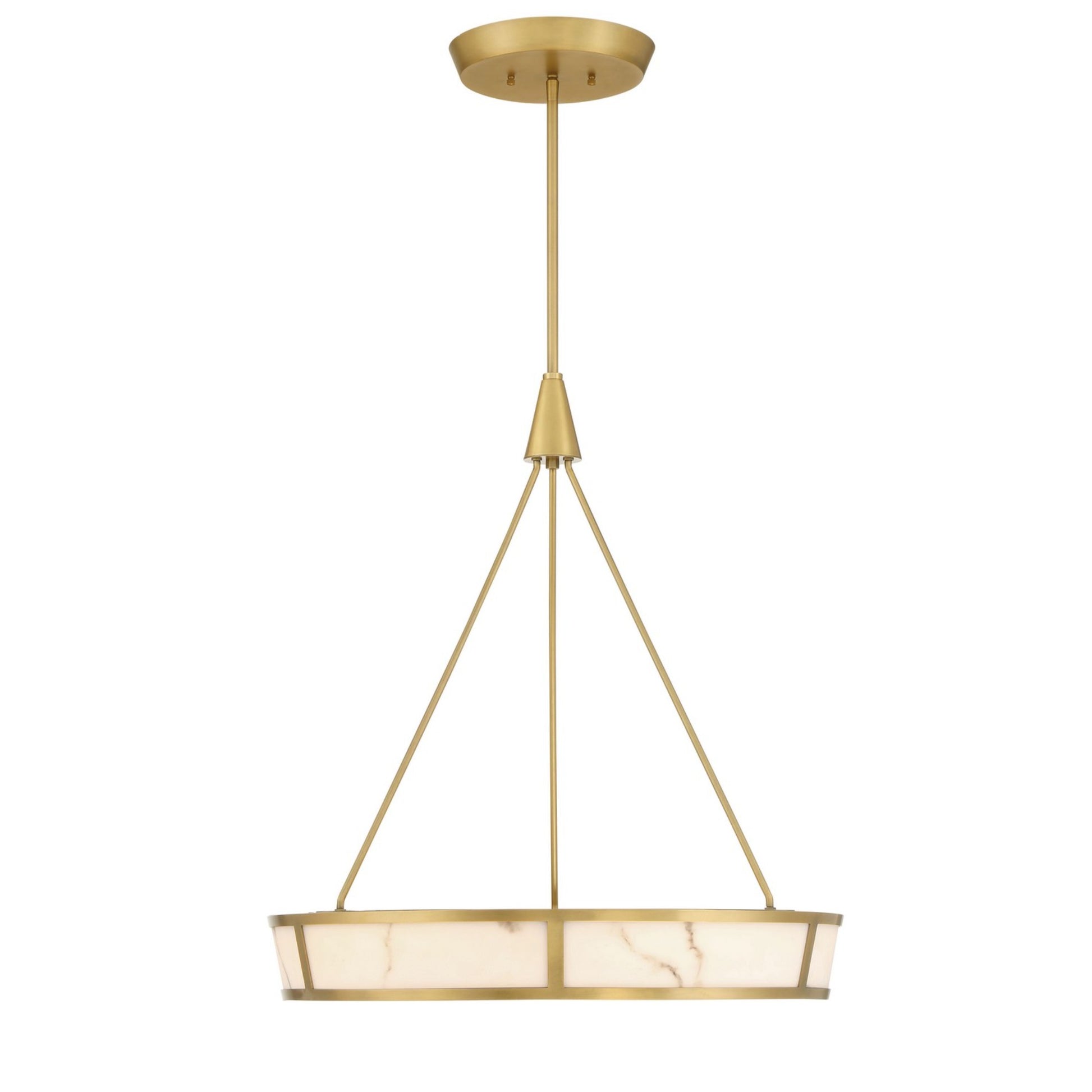 Velaris 24" LED Pendant, Legacy Brass Finish - Bees Lighting