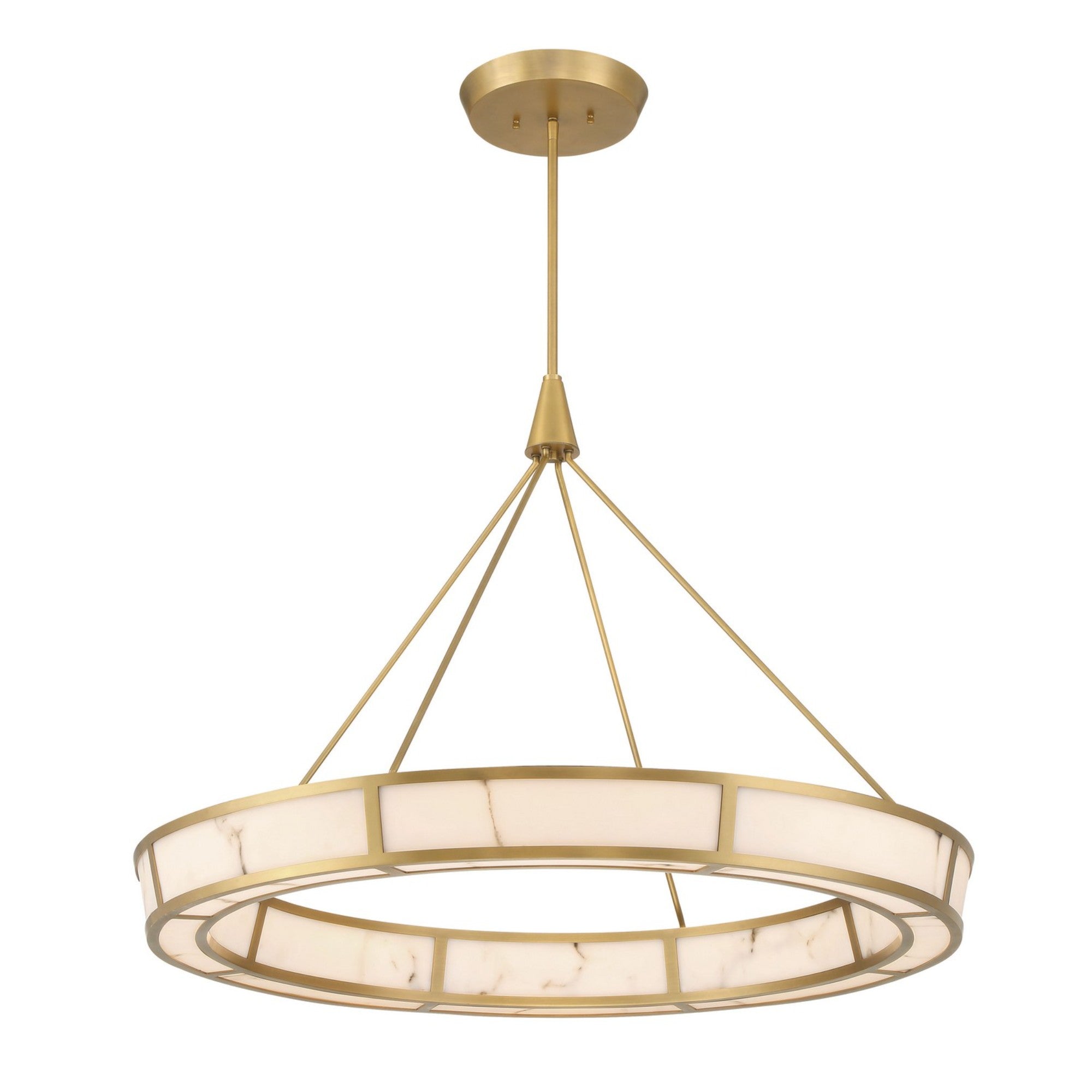 Velaris 36" LED Pendant, Legacy Brass Finish - Bees Lighting