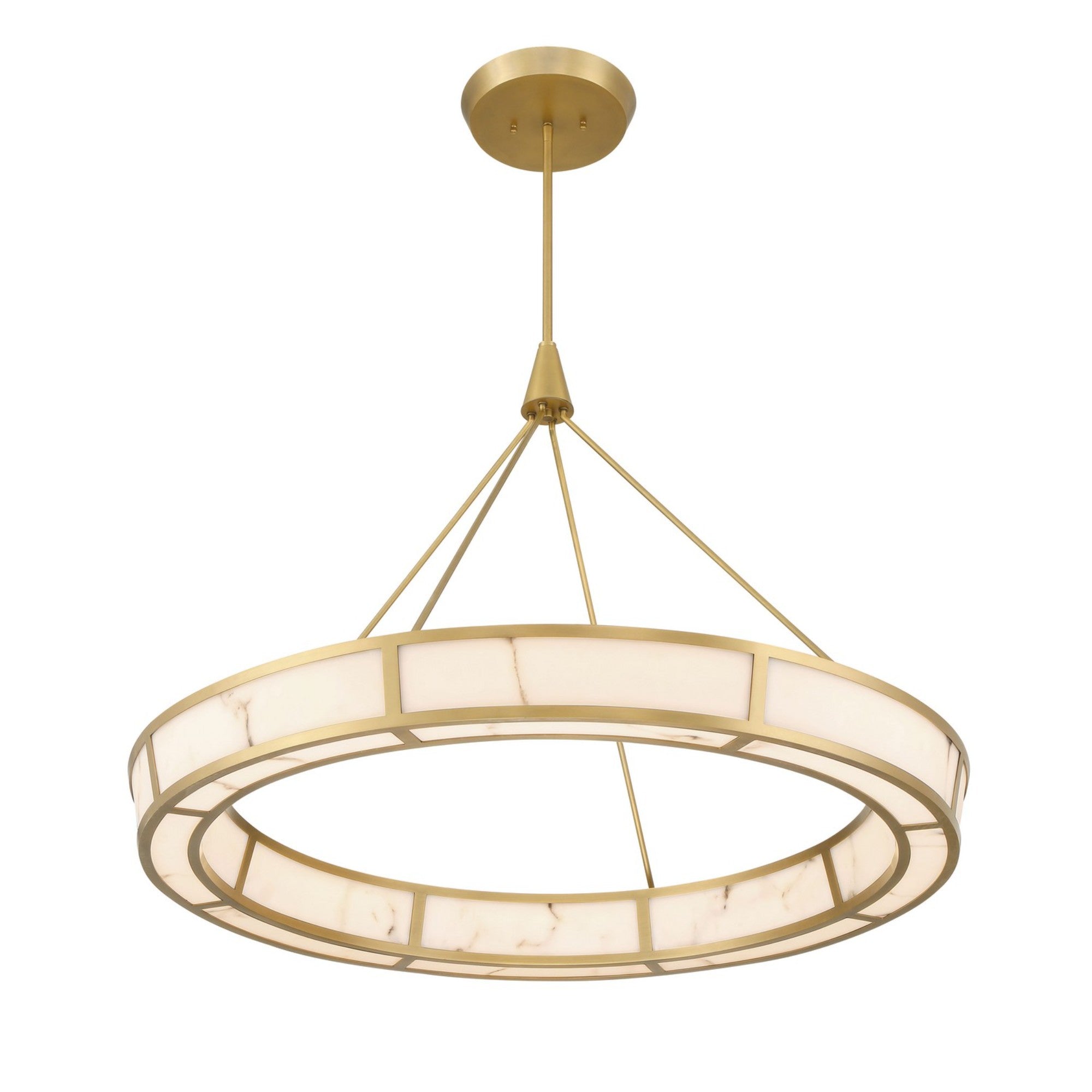 Velaris 36" LED Pendant, Legacy Brass Finish - Bees Lighting