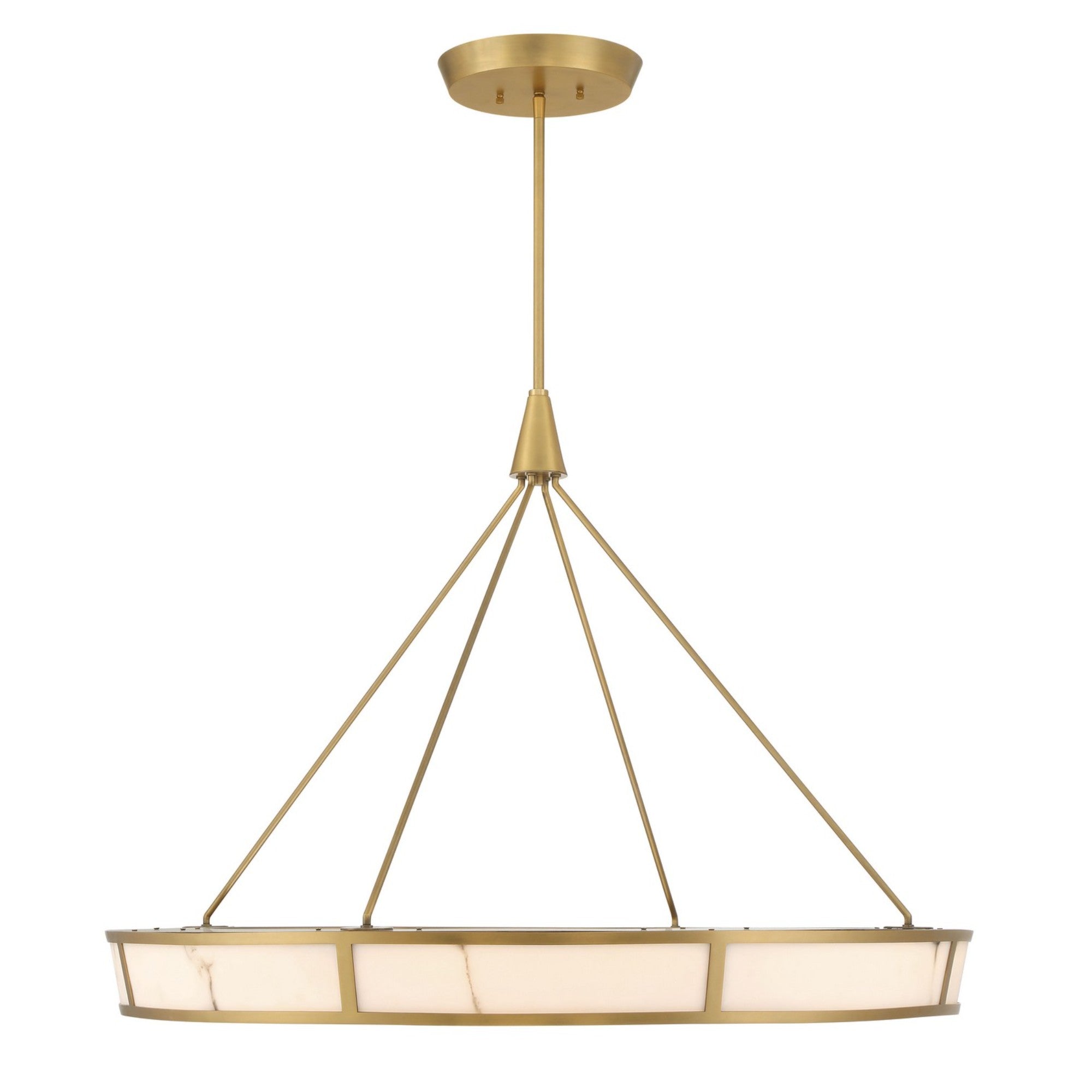 Velaris 36" LED Pendant, Legacy Brass Finish - Bees Lighting