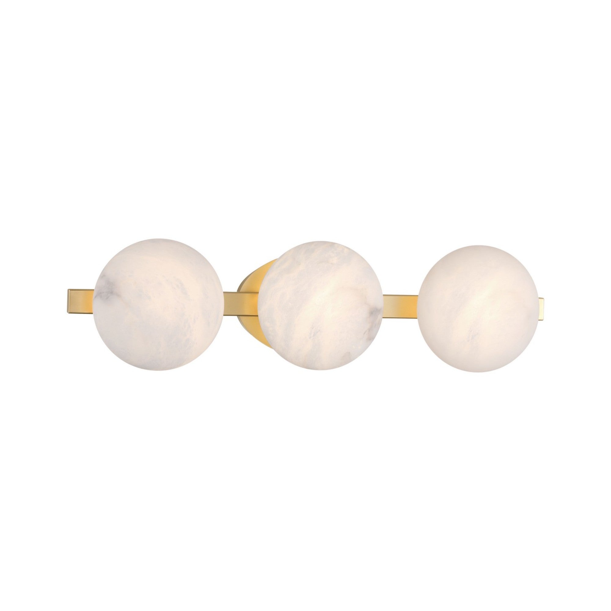 Zill 24" 3-Light LED Bath Light, Lily Gold Finish - Bees Lighting