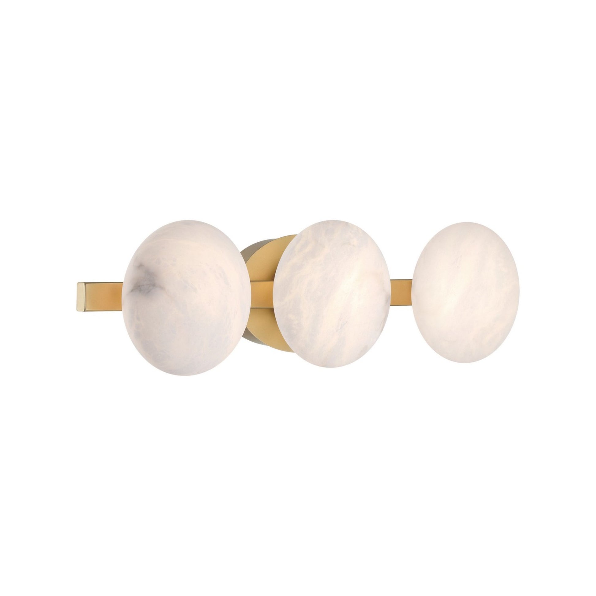 Zill 24" 3-Light LED Bath Light, Lily Gold Finish - Bees Lighting