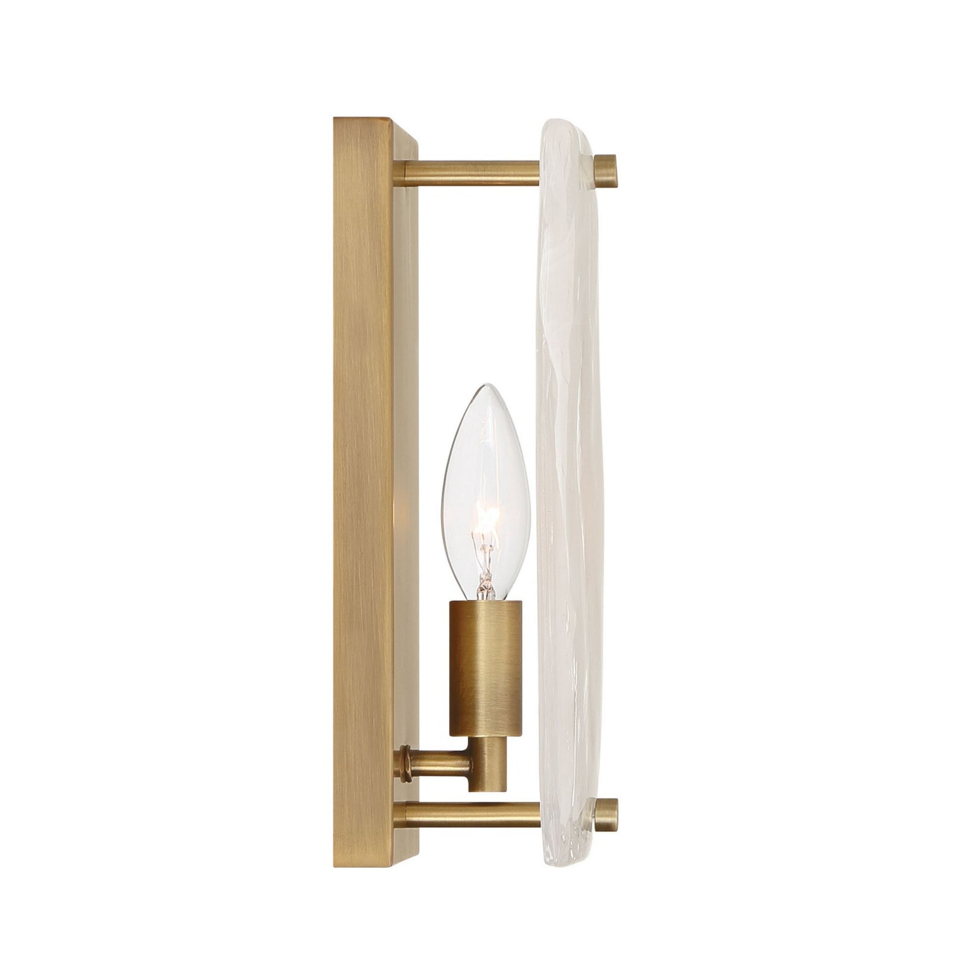 Veil 10" Wall Sconce, Legacy Brass Finish - Bees Lighting