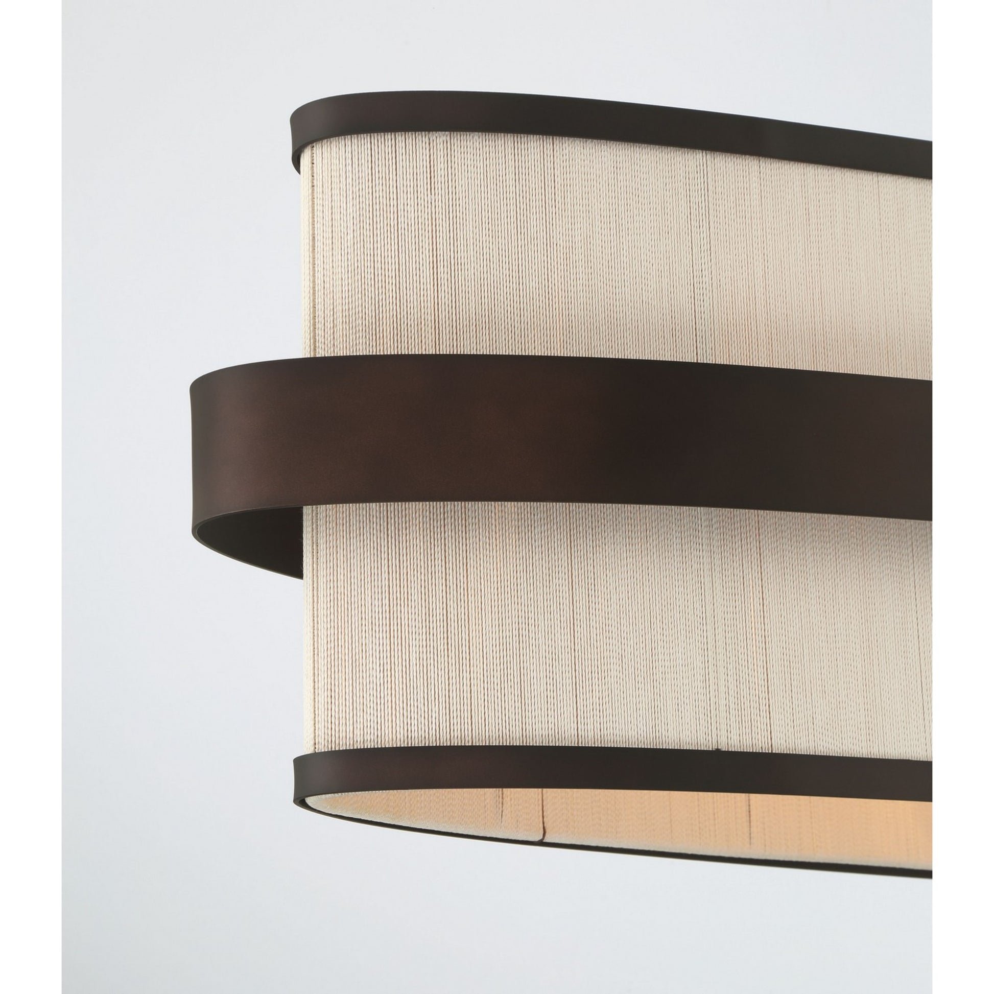 Harbor Wrap 48" 8-Light Island Light, Legacy Brass & Bronze Finish - Bees Lighting