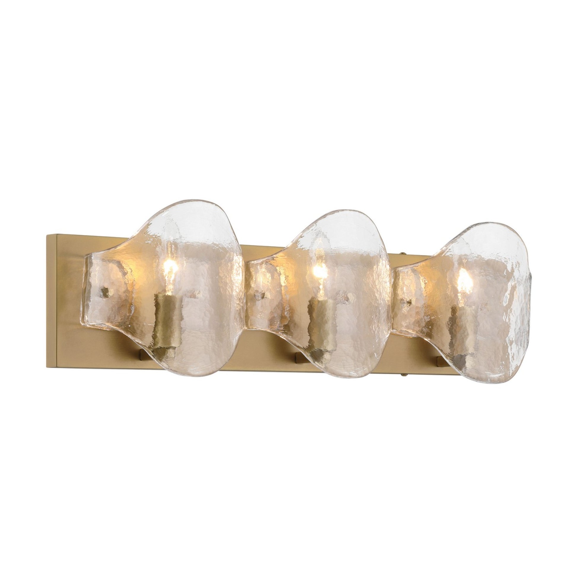 Elora 23" 3-Light Bath Vanity, Legacy Brass Finish - Bees Lighting